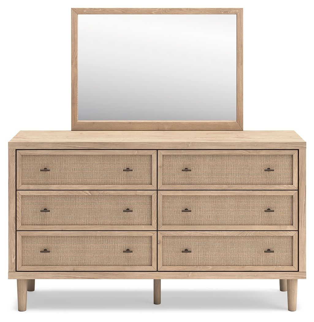 Cielden - Dresser And Mirror - Two-Tone - Best Buy Furniture