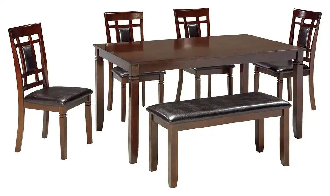 Bennox - Dining Room Table Set (Set of 6) - Brown - Best Buy Furniture