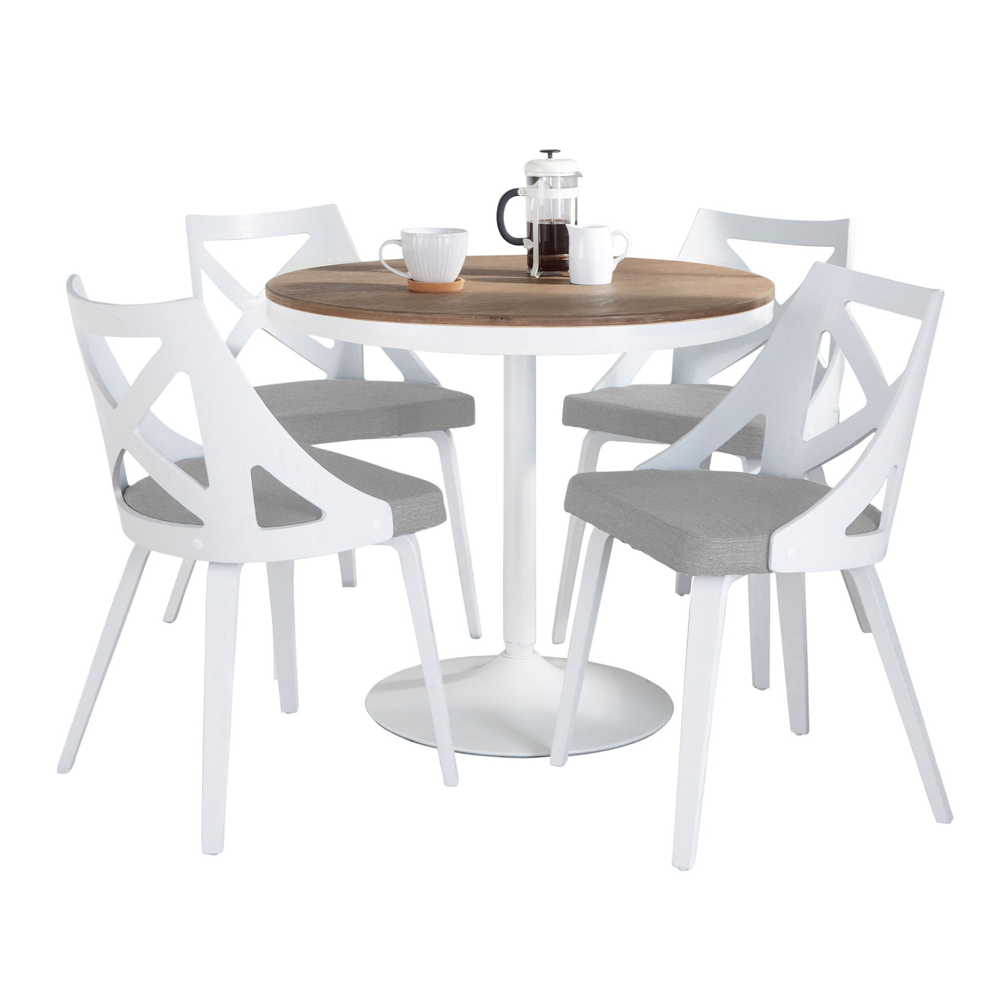 Dakota Charlotte - 5 Piece Contemporary Design Dining Set - Best Buy Furniture
