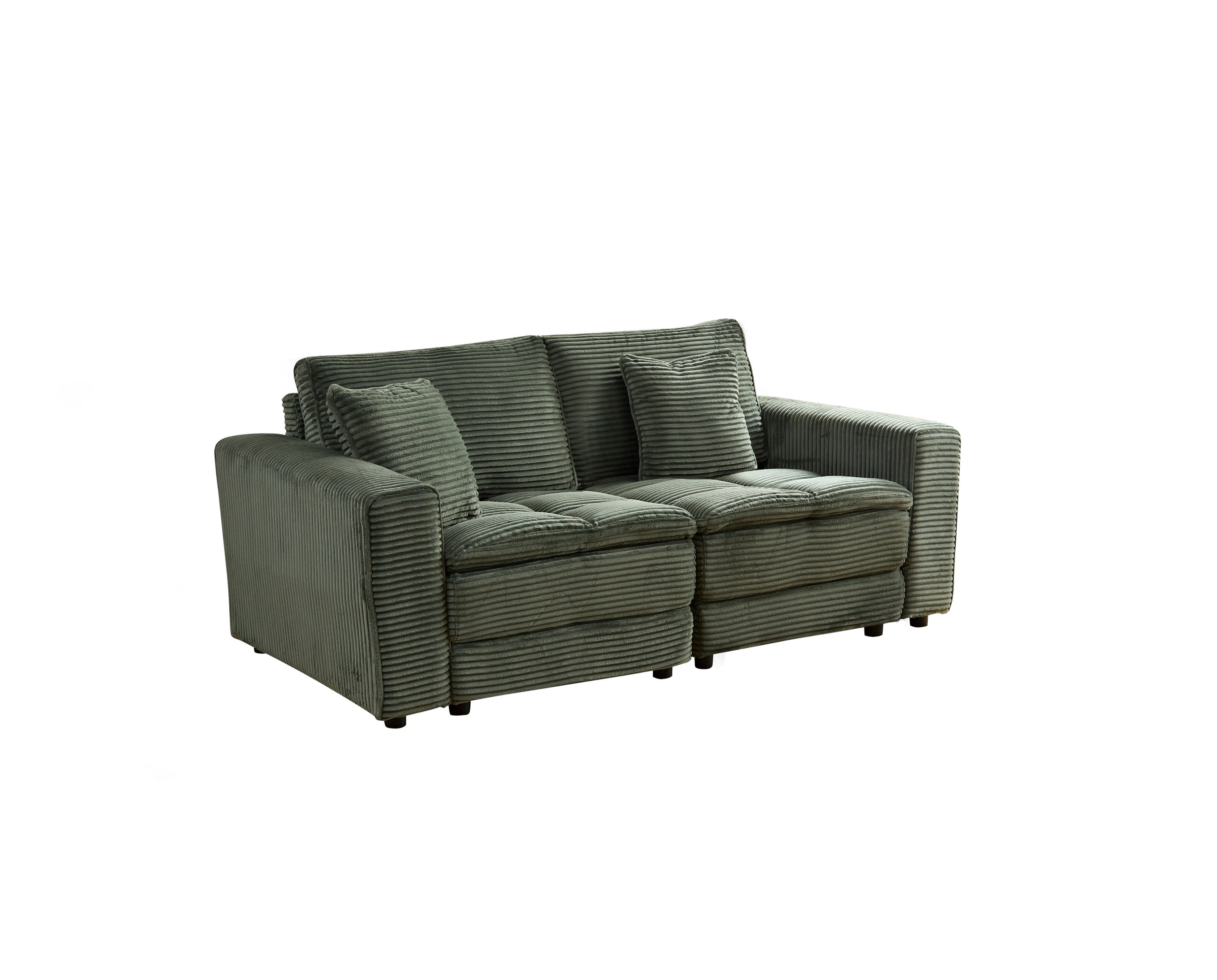 2 Seats(complimentary 2 pillows),Couch with Detachable Seat & Back Cushion - Best Buy Furniture
