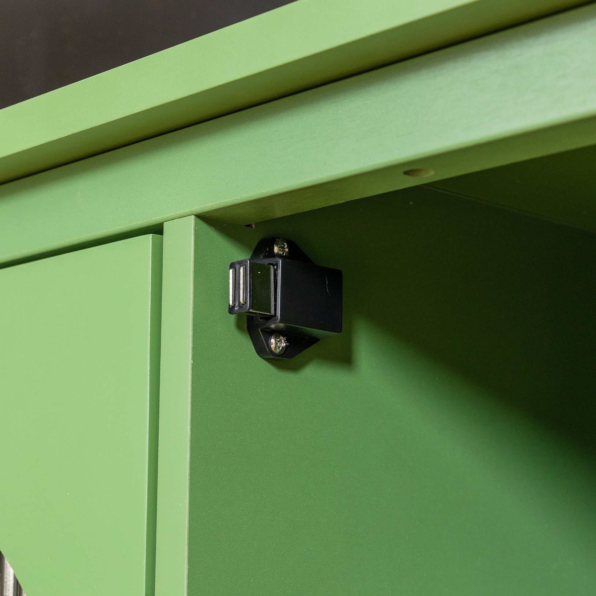 StylishTVcabinet Entertainment CenterTV Stand, TVconsoletable, Media Console, Solidwood Frame, Changhong Glass Door, Metal Handle - Best Buy Furniture