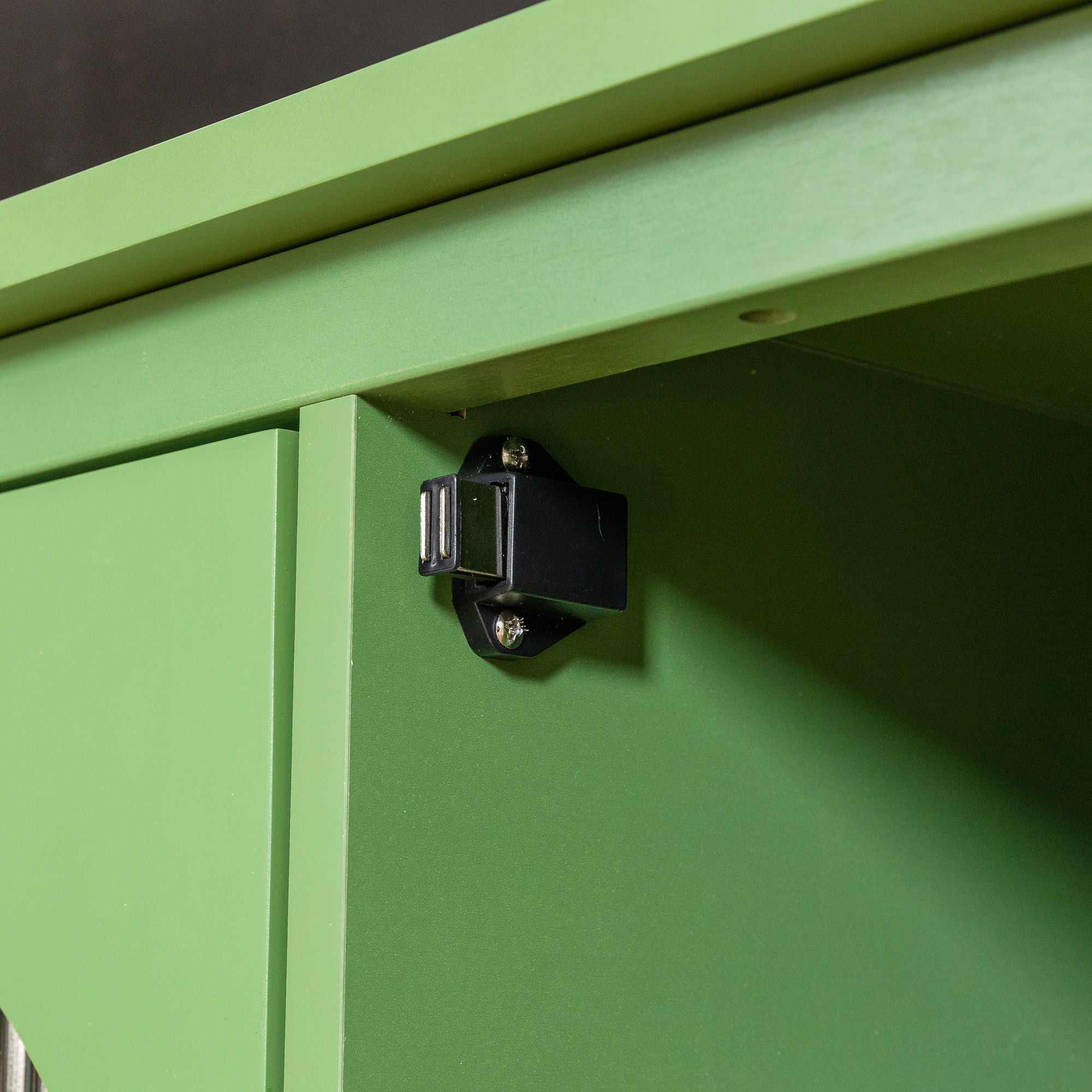 StylishTVcabinet Entertainment CenterTV Stand, TVconsoletable, Media Console, Solidwood Frame, Changhong Glass Door, Metal Handle - Best Buy Furniture