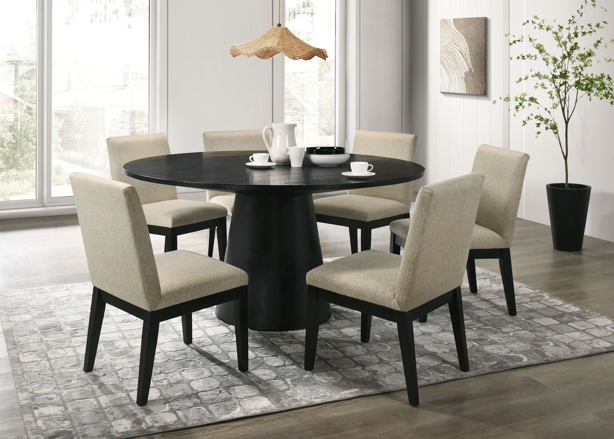Jasper - Round Dining Table Set - Best Buy Furniture