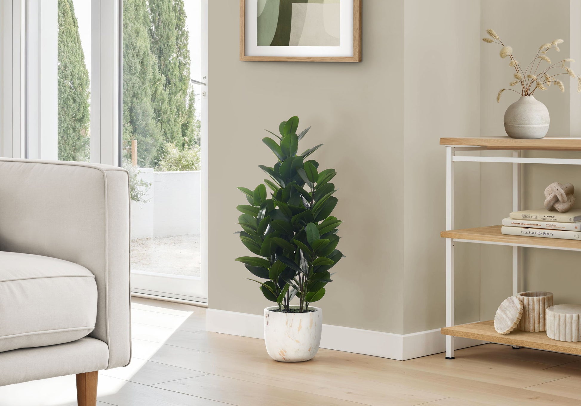 31" Tall, Artificial Plant, Garcinia Tree, Indoor, Faux, Fake, Floor, Greenery, Potted, Real Touch, Decorative - Green / White - Best Buy Furniture