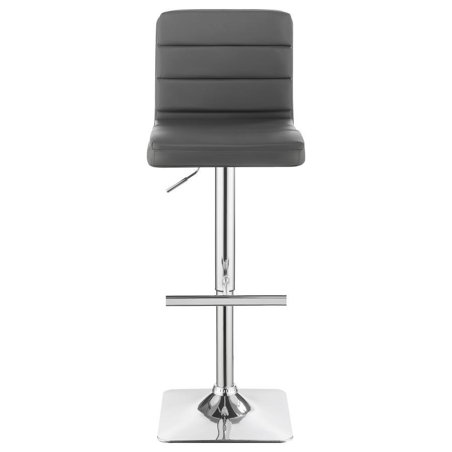 Bianca - Square Upholstered Adjustable Bar Stools (Set of 2) - Best Buy Furniture