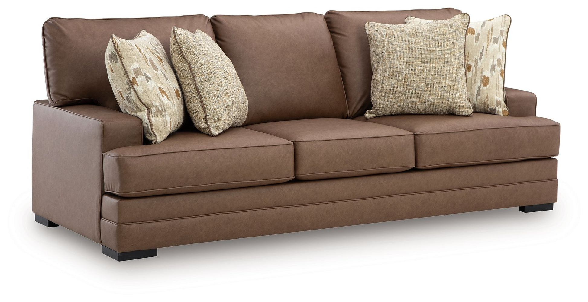 VillaCourt - Sofa - Caramel - Best Buy Furniture