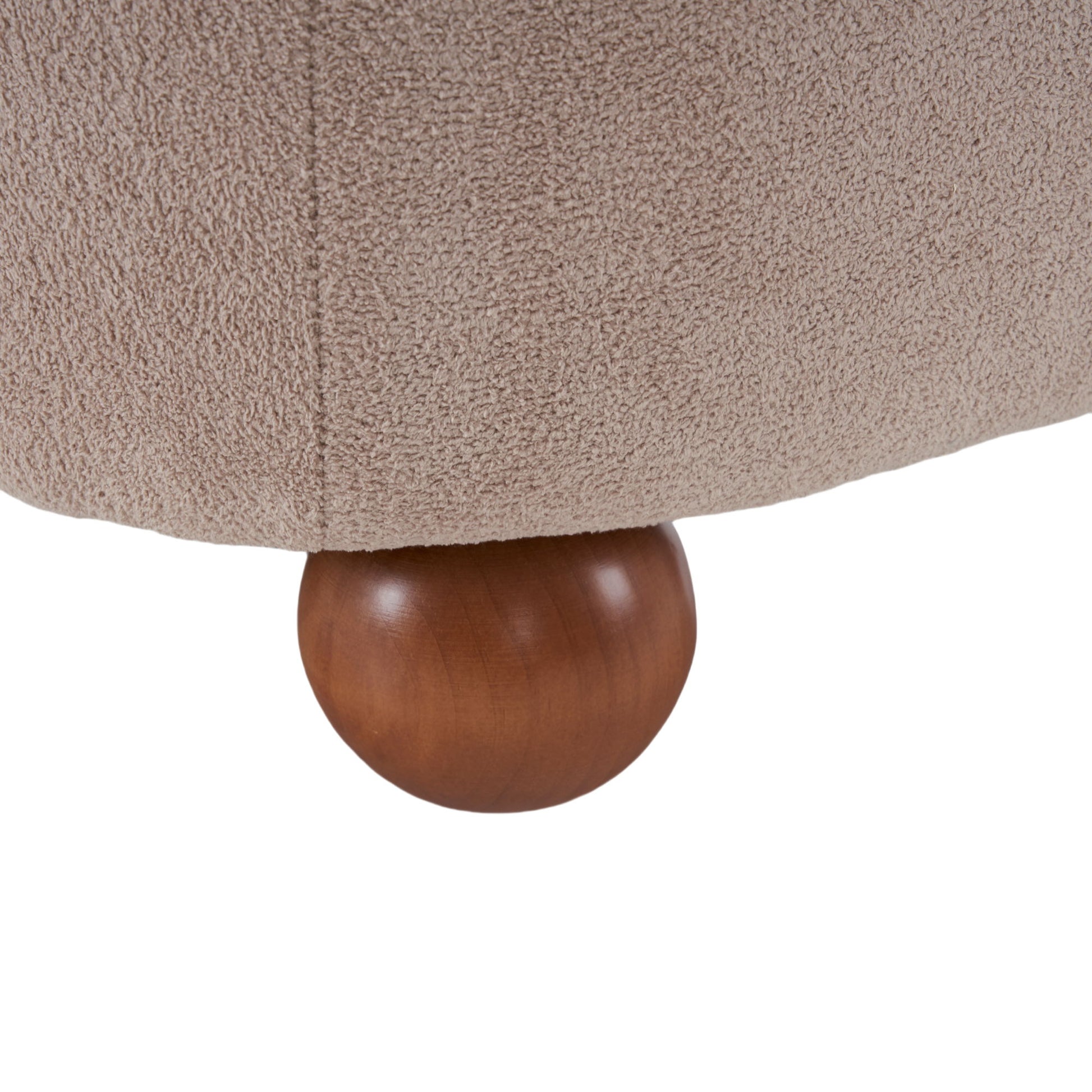 Modern Low Back Accent Upholstered Armless Living Room Chairs, Round Feet - Best Buy Furniture