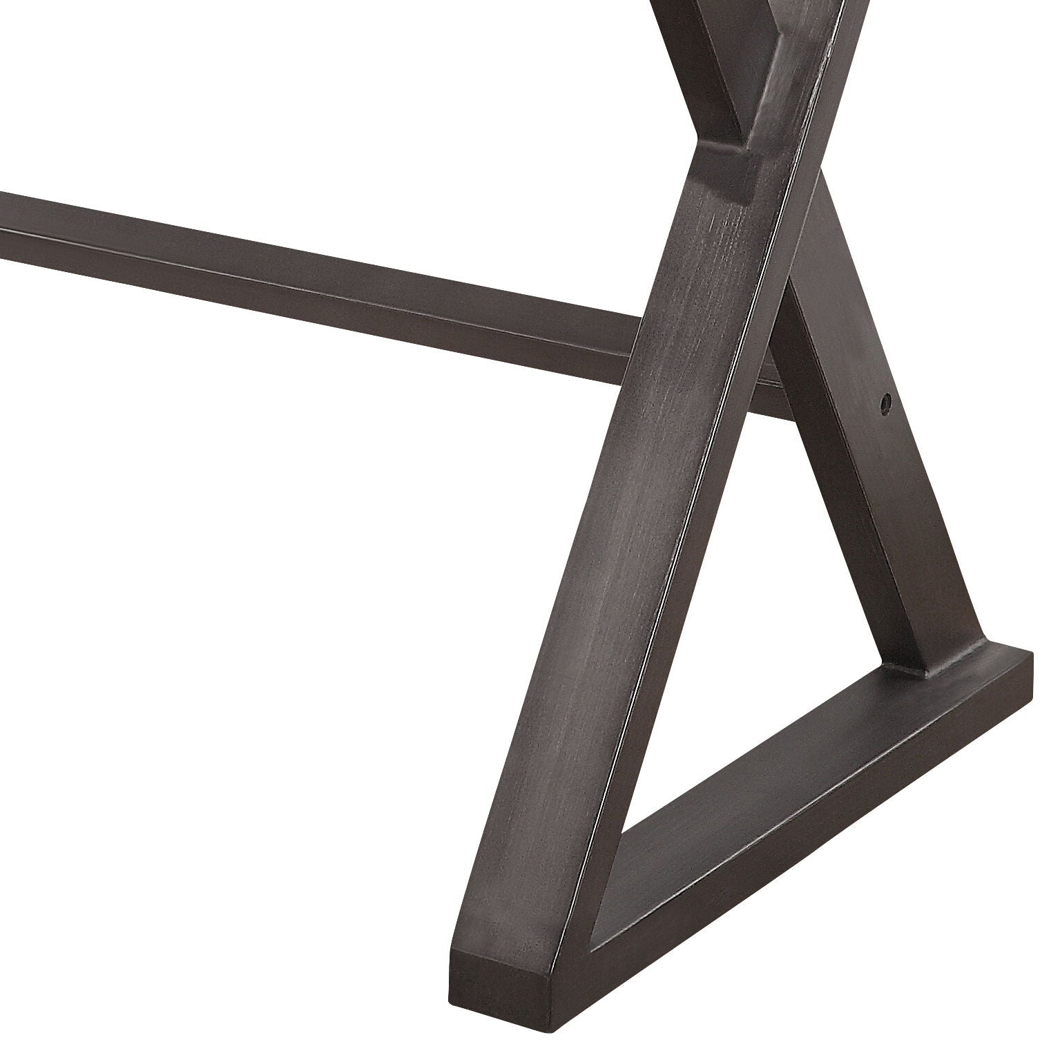 Danton - Aluminum Top Grain Leather Rectangular Writing Desk - Gold - Best Buy Furniture