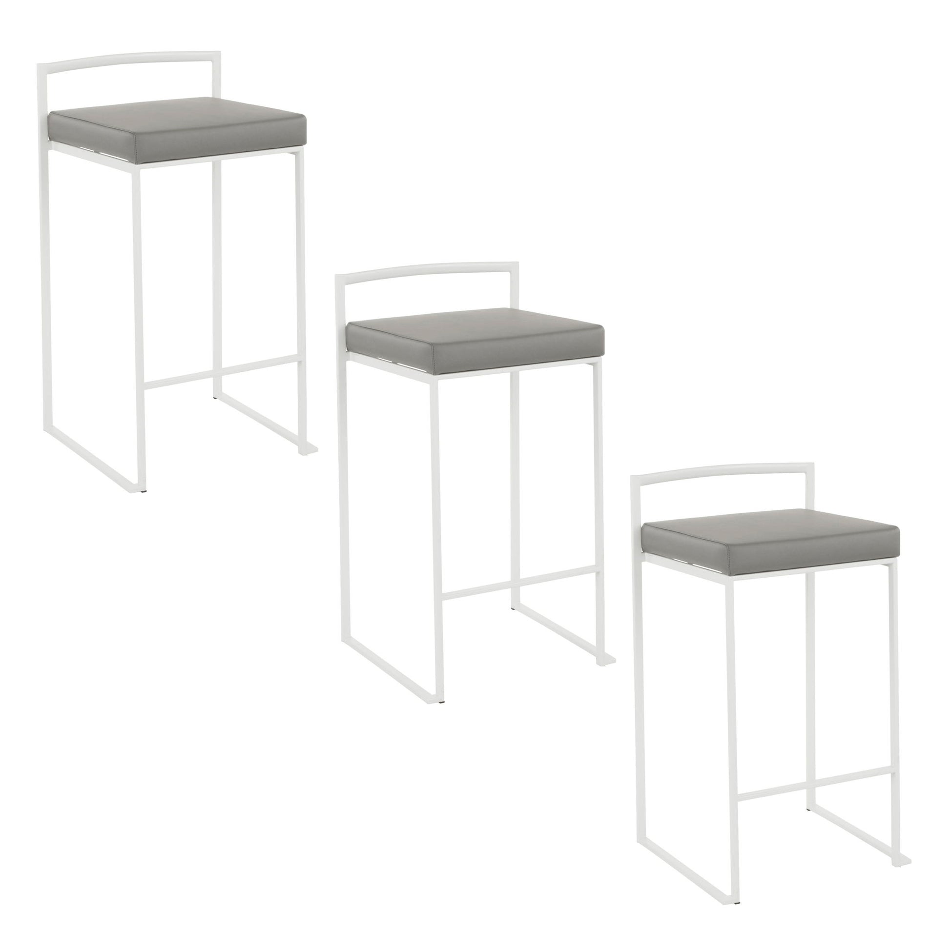 Fuji - Simple Elegance, Contemporary Stackable Counter Stool - Best Buy Furniture