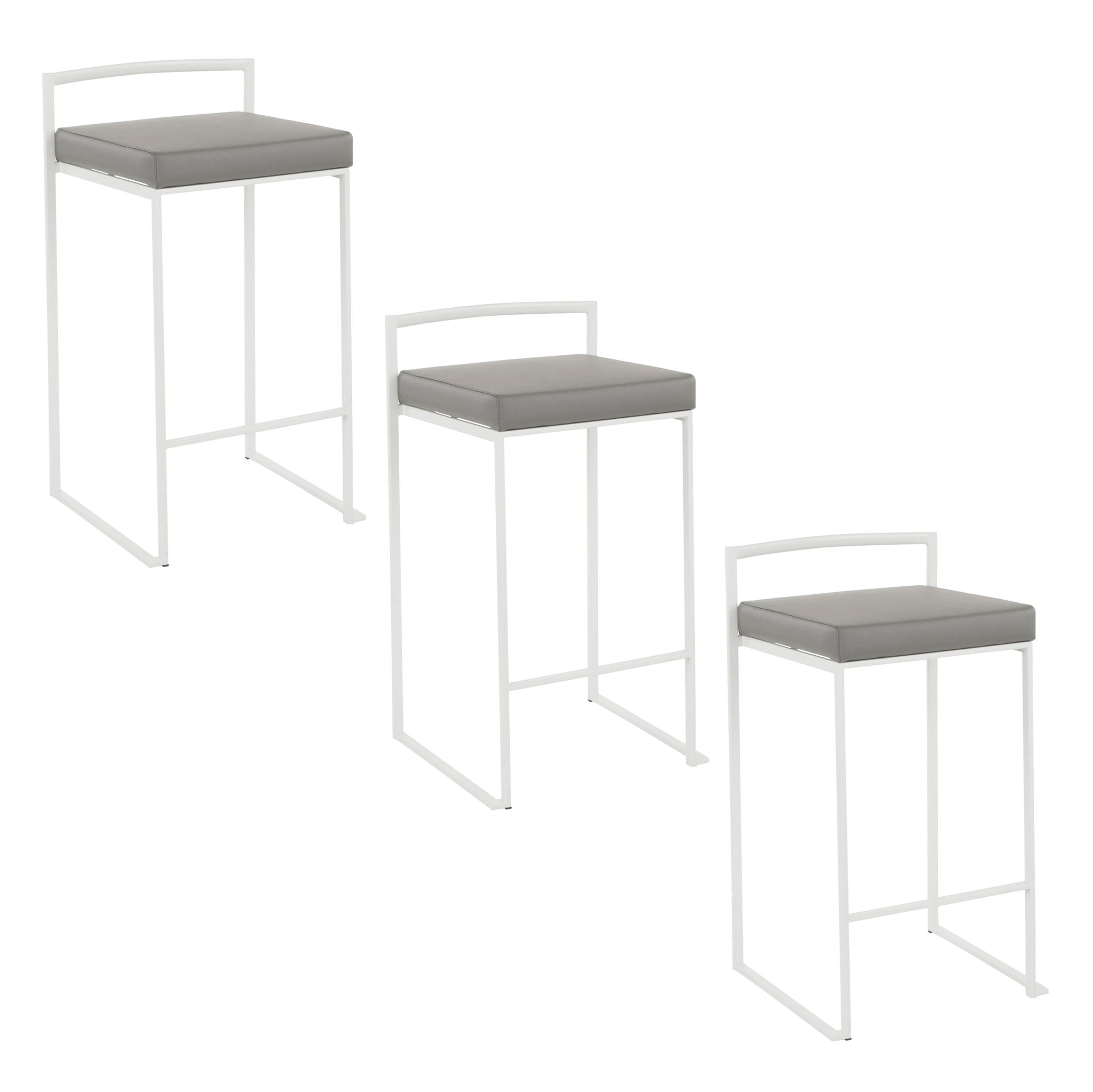 Fuji - Simple Elegance, Contemporary Stackable Counter Stool - Best Buy Furniture