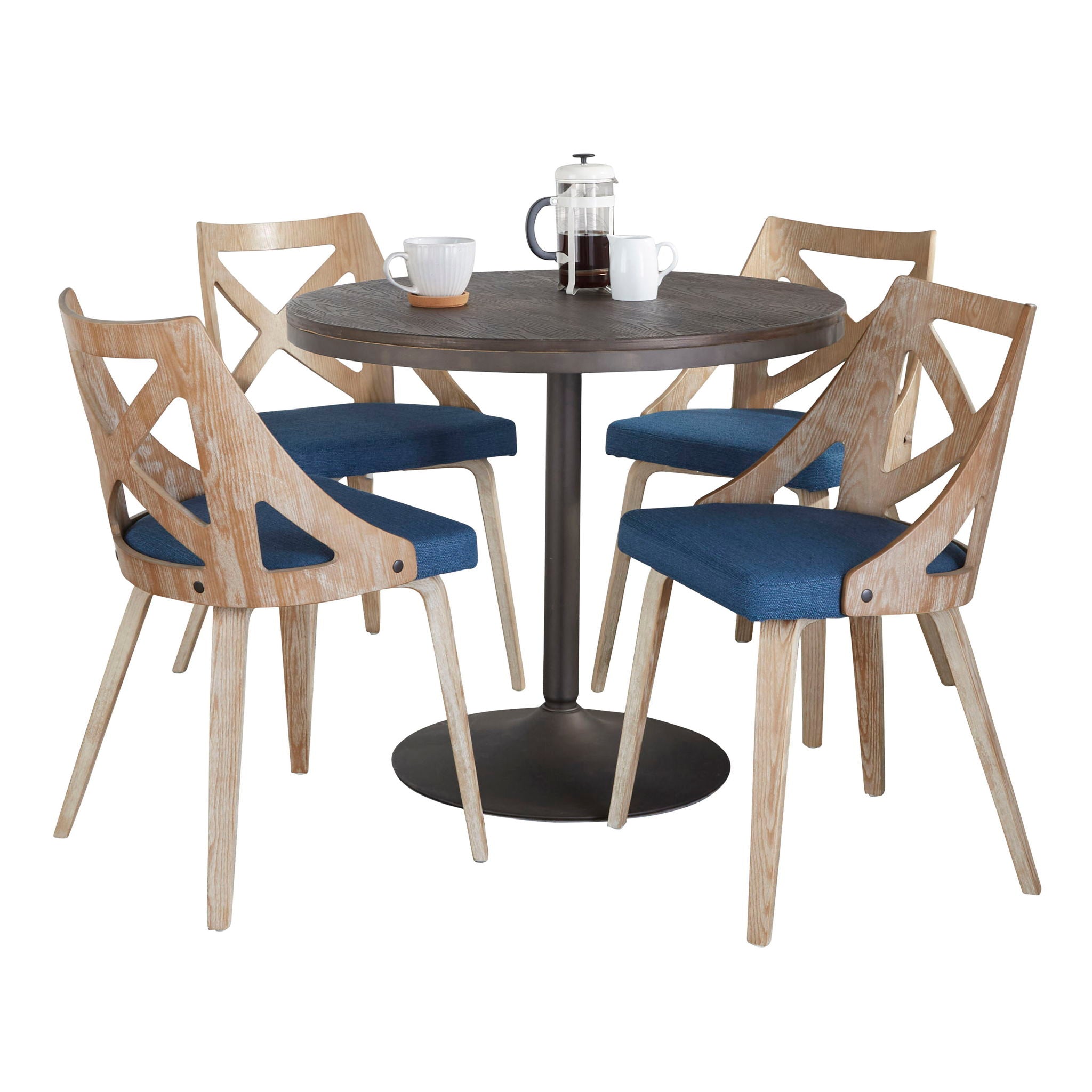 Dakota Charlotte - 5 Piece Contemporary Dining Set - Best Buy Furniture