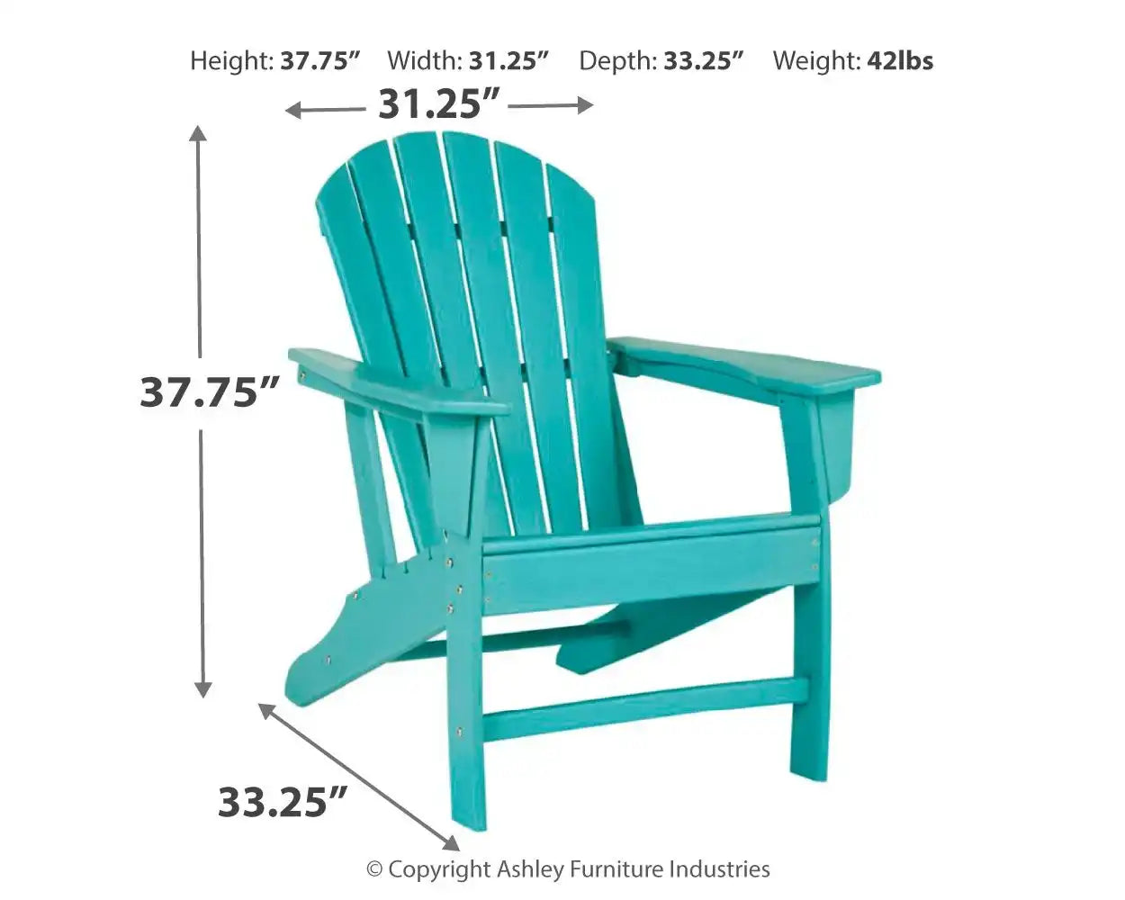 Sundown Treasure - Outdoor Adirondack Chair - Best Buy Furniture