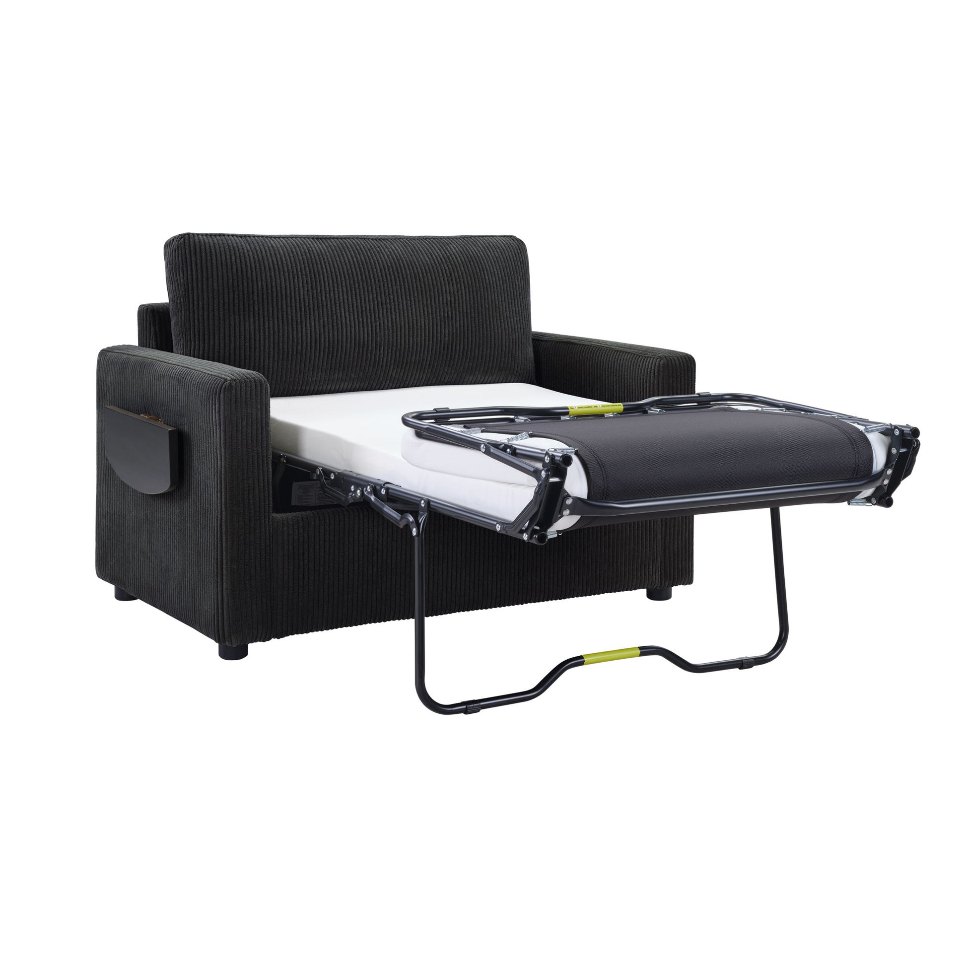 Sleeper Sofa With Foldable Mattress, USB Ports, Side Table & Storage Pocket - Best Buy Furniture