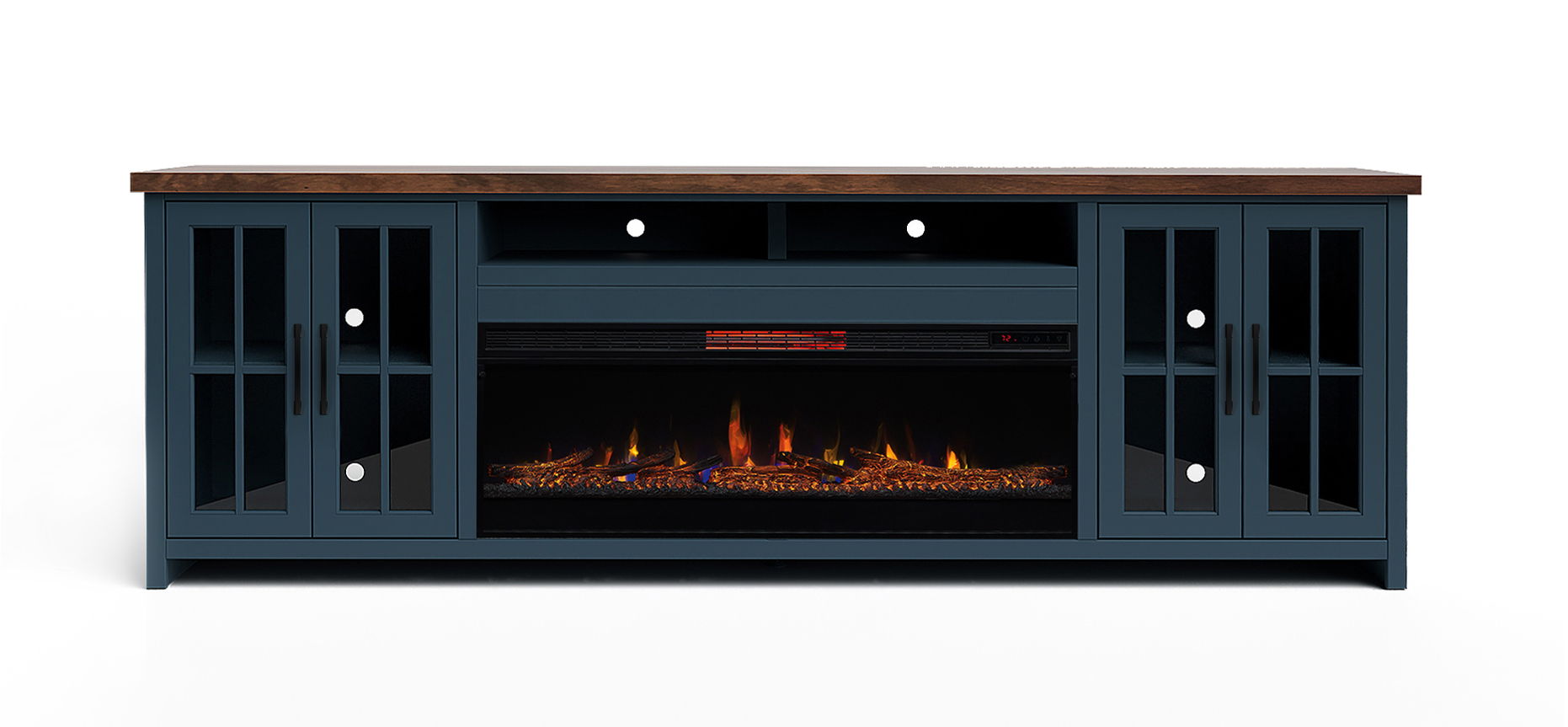 Nantucket - 74" Fireplace TV Stand Console - Best Buy Furniture