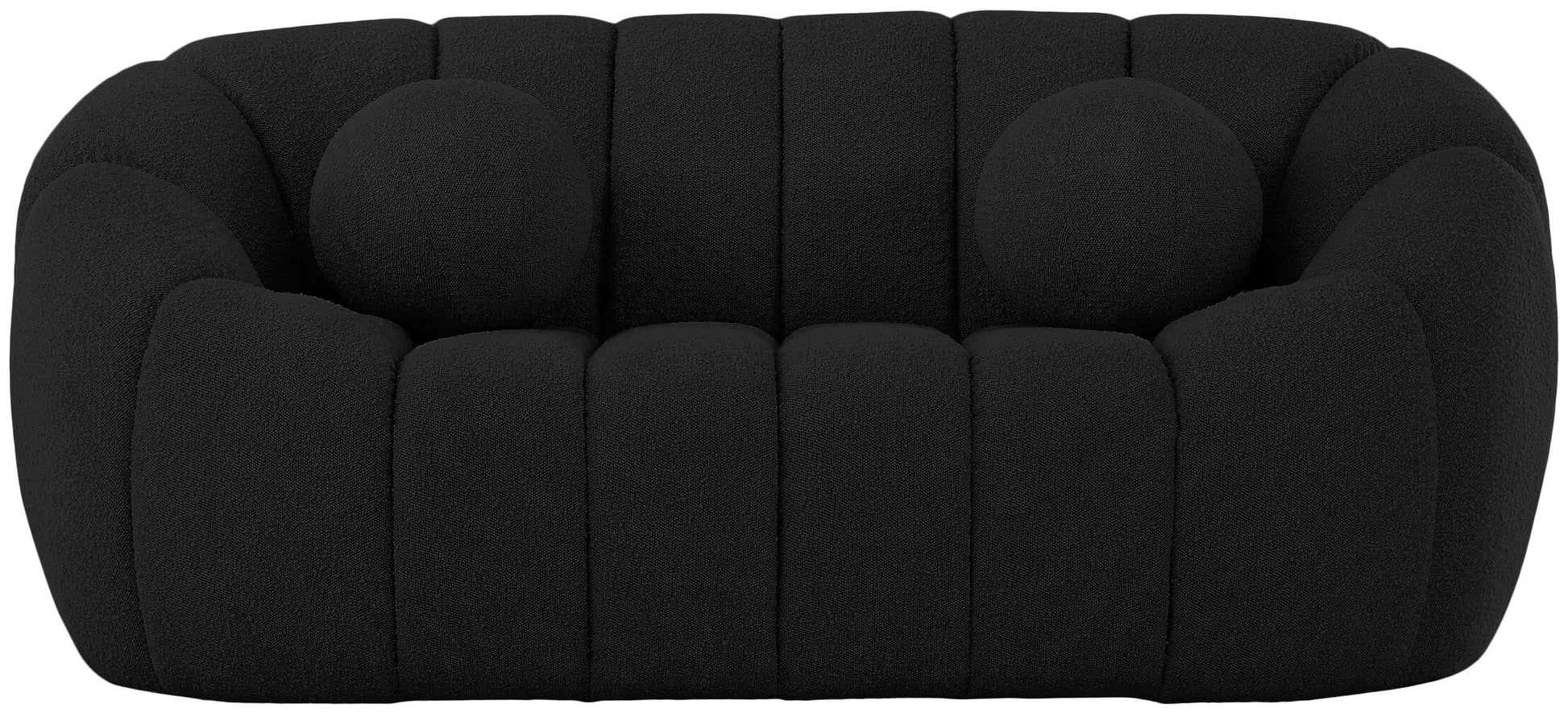 Elijah - Boucle Fabric Loveseat - Best Buy Furniture