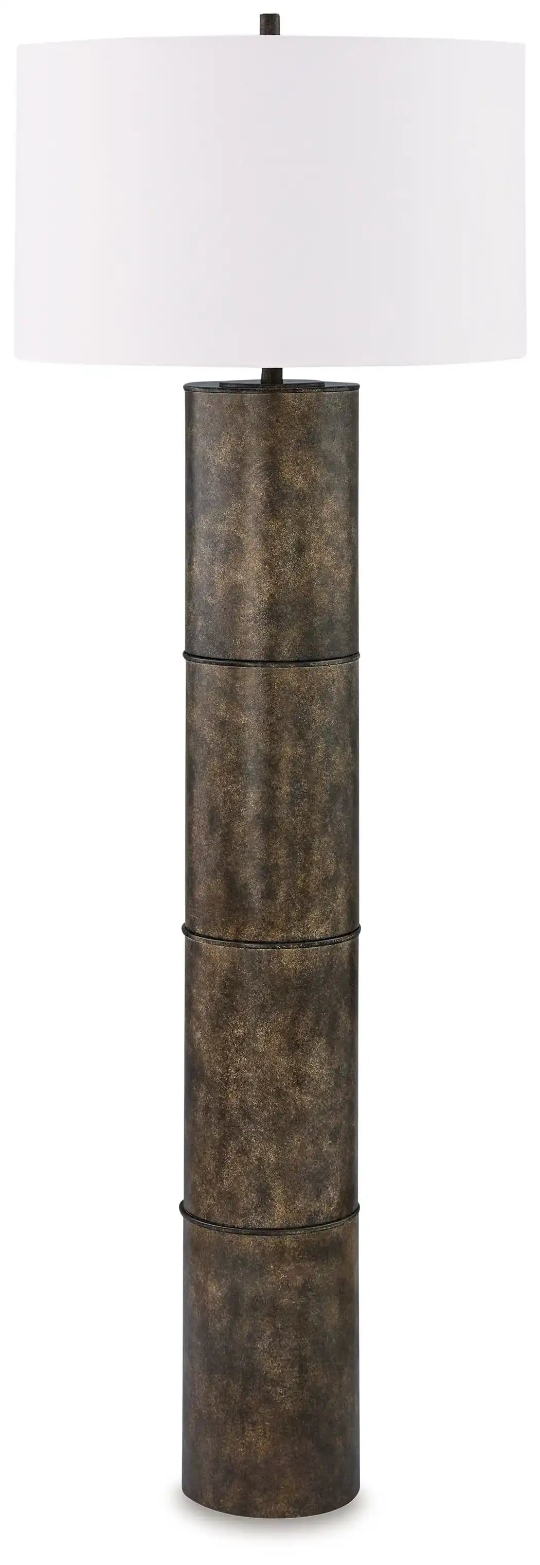 Jebson - Metal Floor Lamp - Dark Bronze Finish - Best Buy Furniture