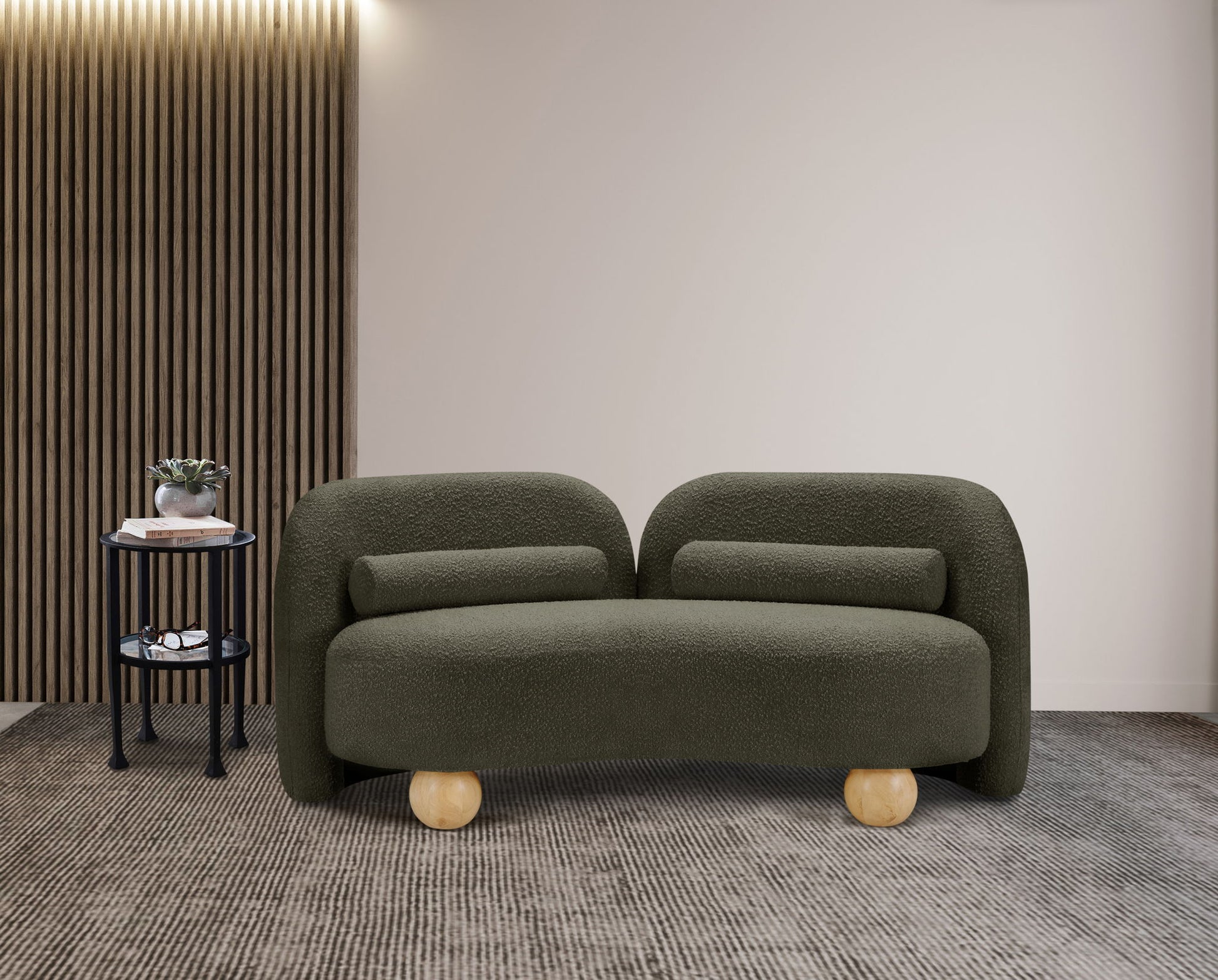 Daphne - Boucle Loveseat - Best Buy Furniture