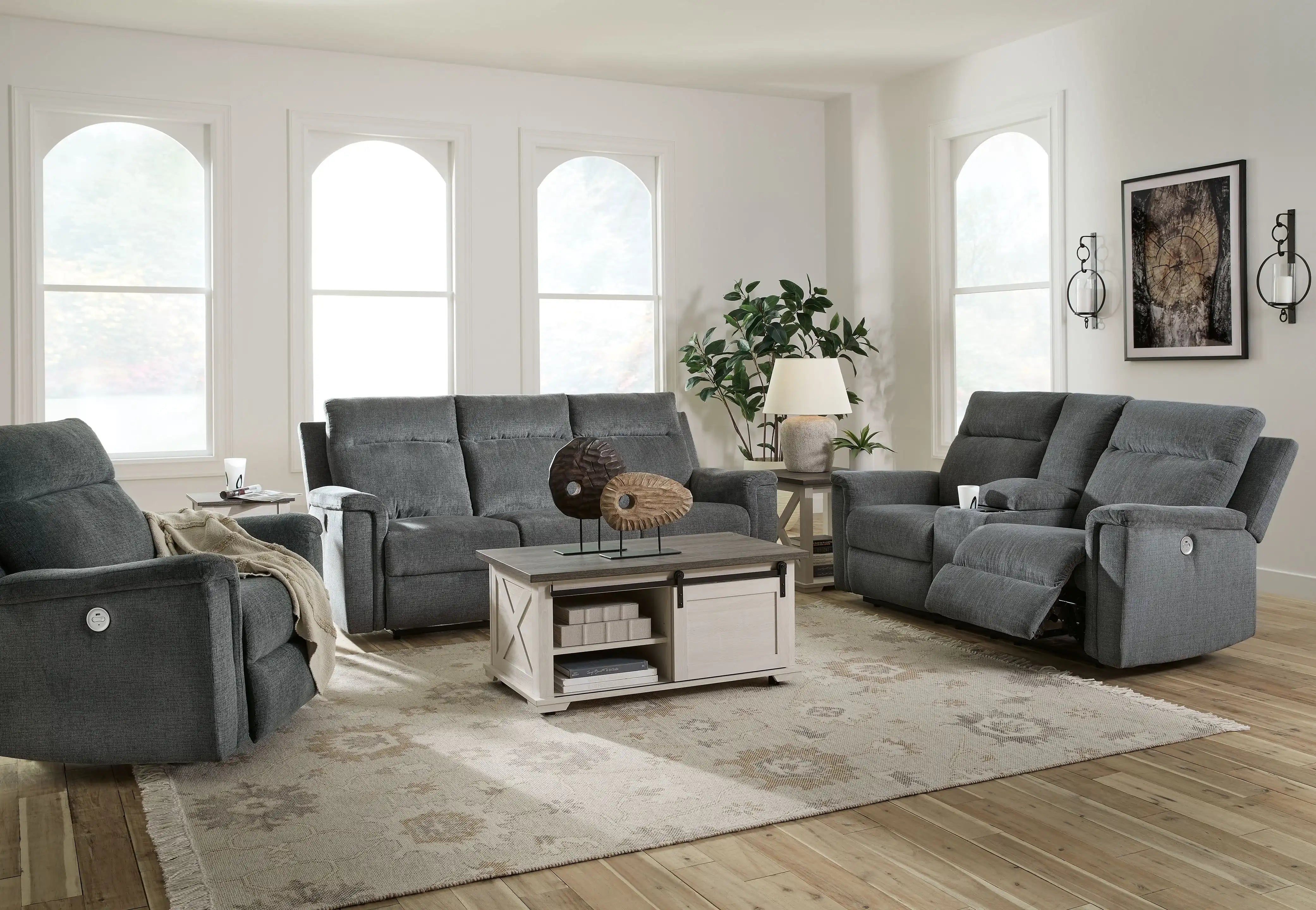 Barnsana - Reclining Living Room Set - Best Buy Furniture