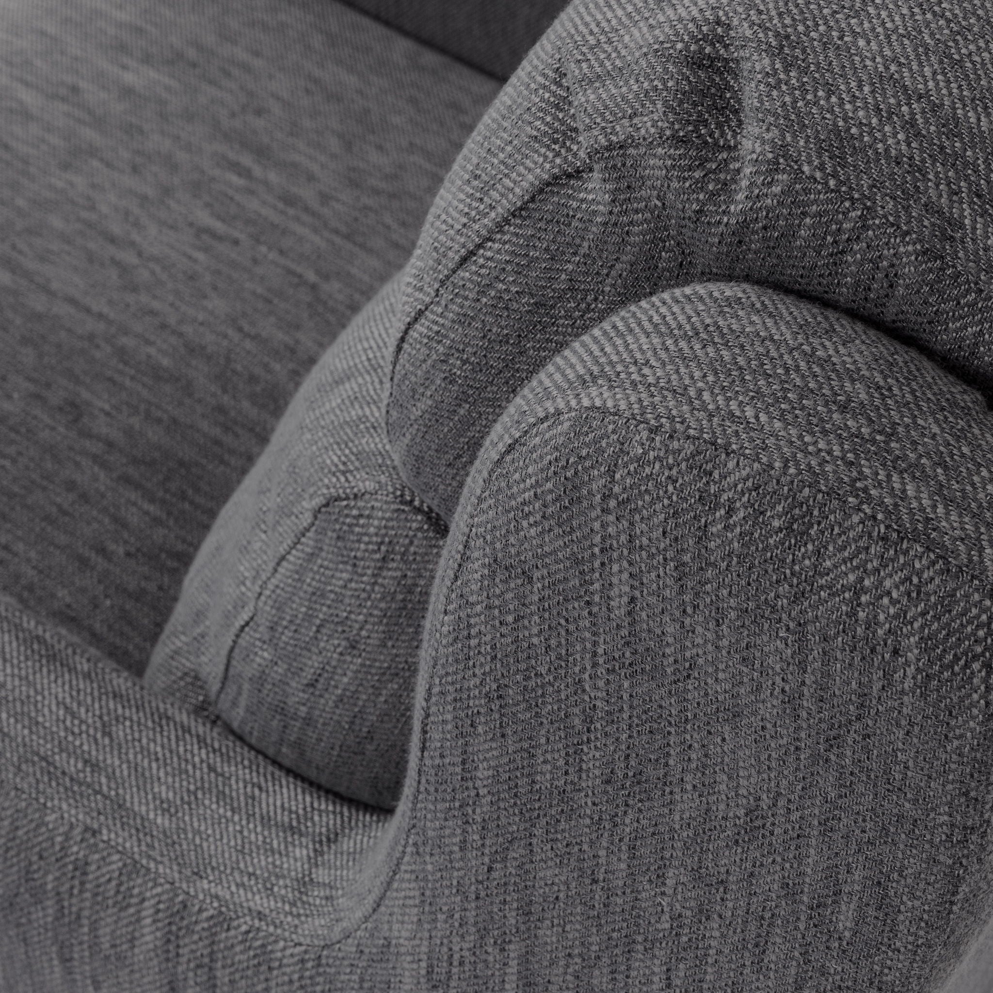 Contemporary Club Chair With Upholstered Fabric And Rubberwood Legs - Best Buy Furniture