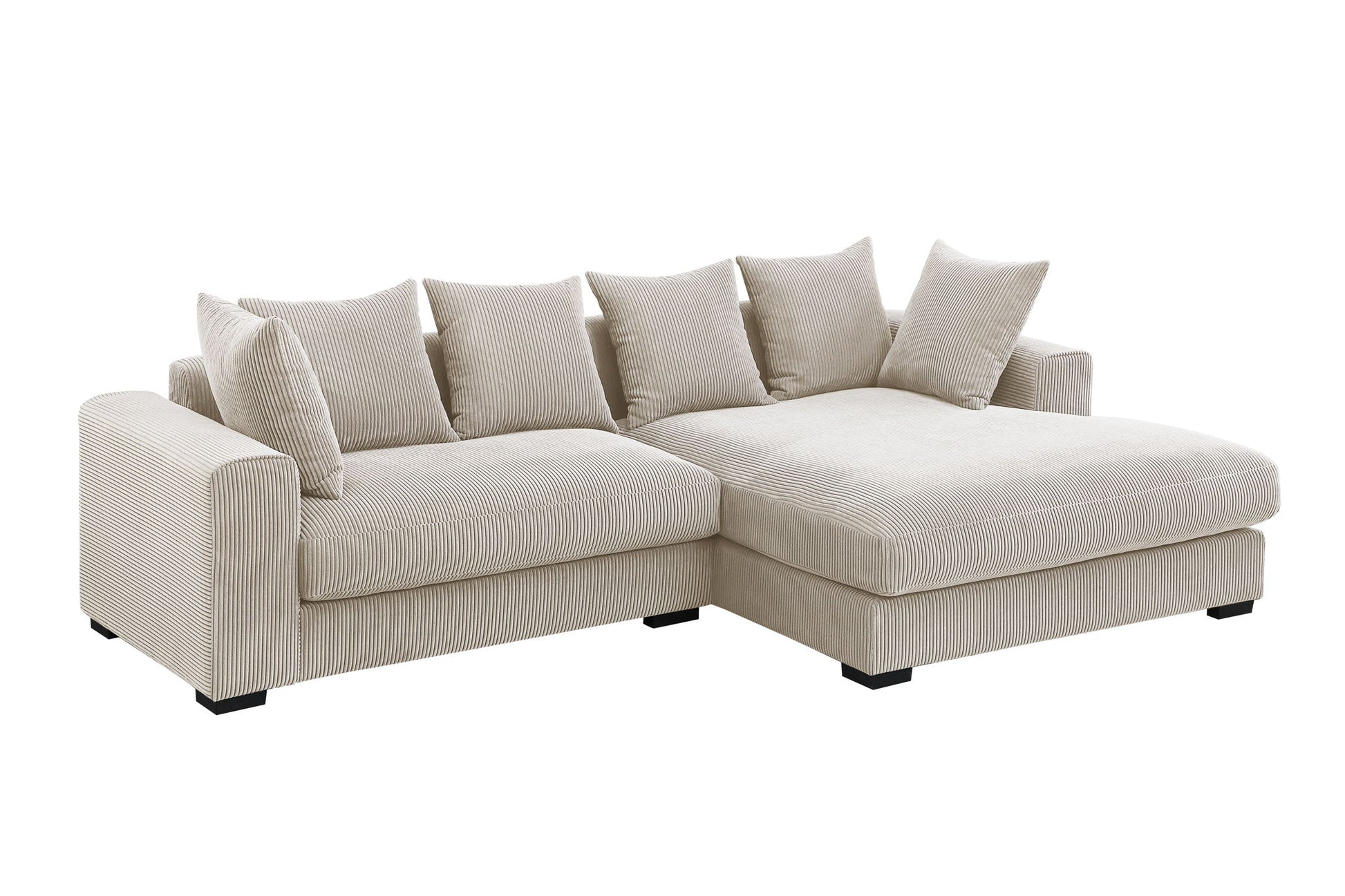 Naomi - 3 Piece Upholstered Sectional - Best Buy Furniture