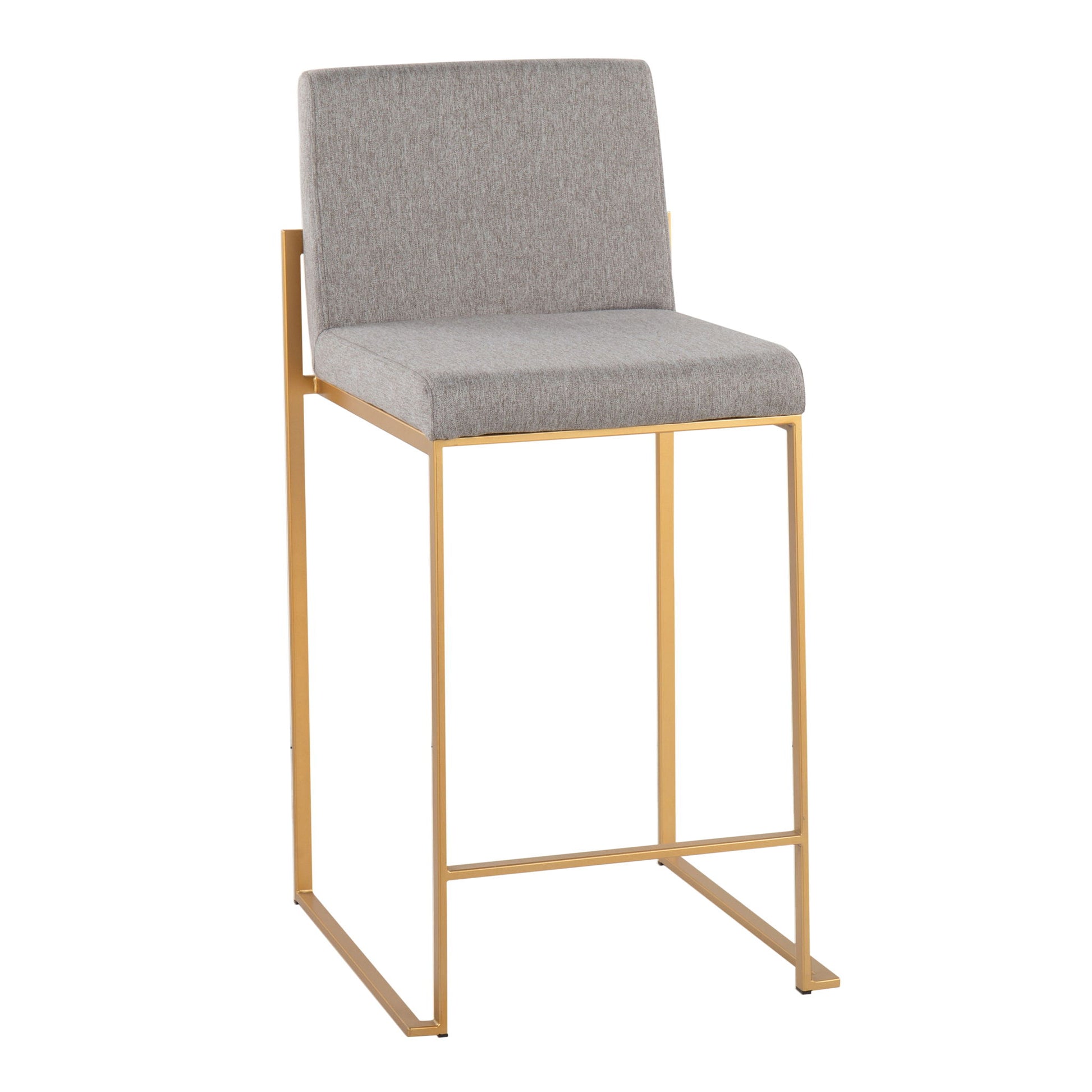 Fuji - Contemporary High Back Stylish Counter Stool - Best Buy Furniture