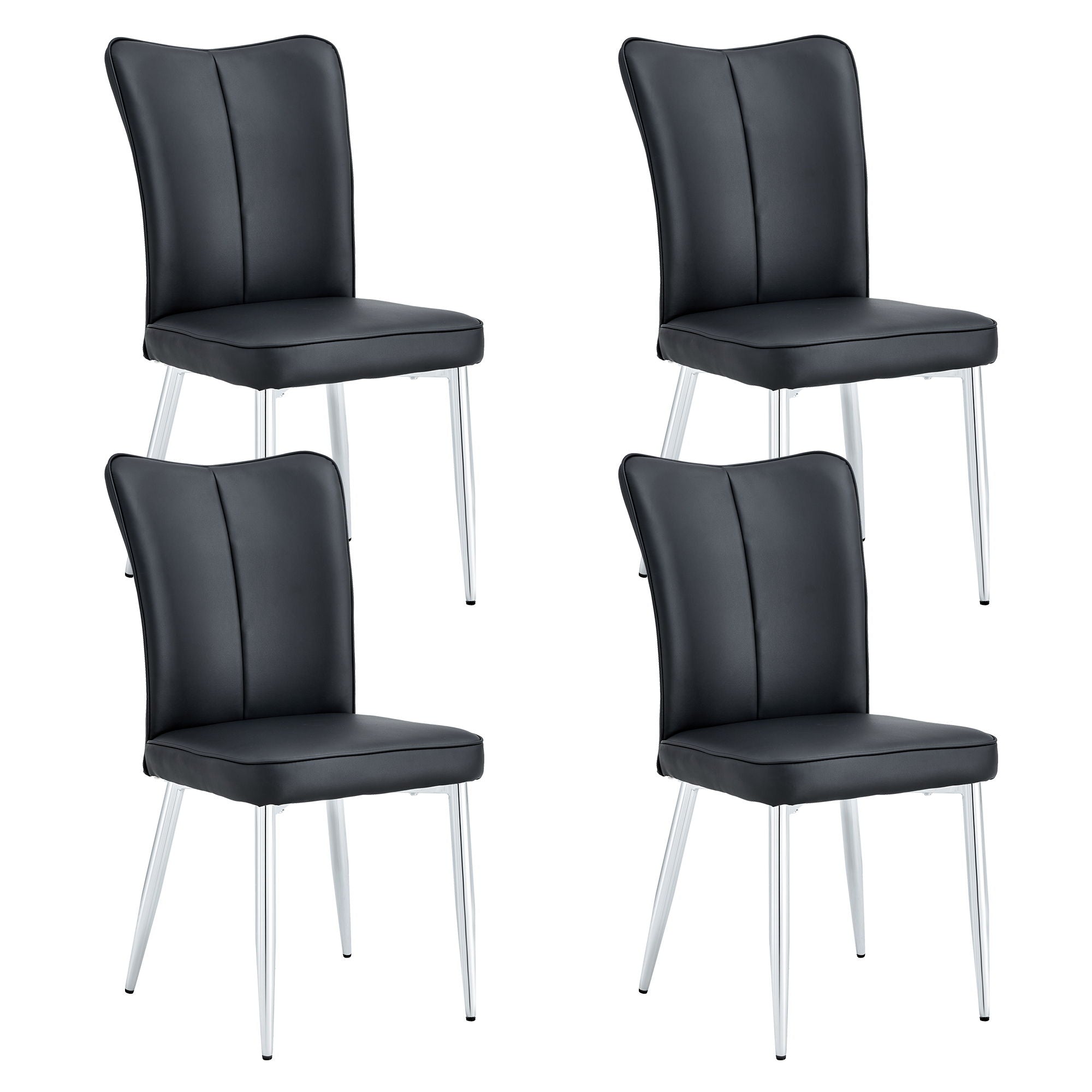 Modern Minimalist Dining Chairs With Metal Legs - Best Buy Furniture