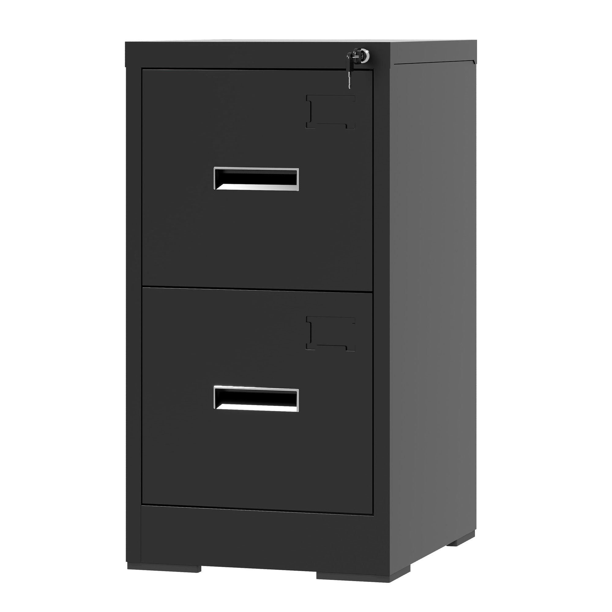 Modern Drawer Metal Vertical File Cabinet With Lock And Card Slot For Office - Best Buy Furniture