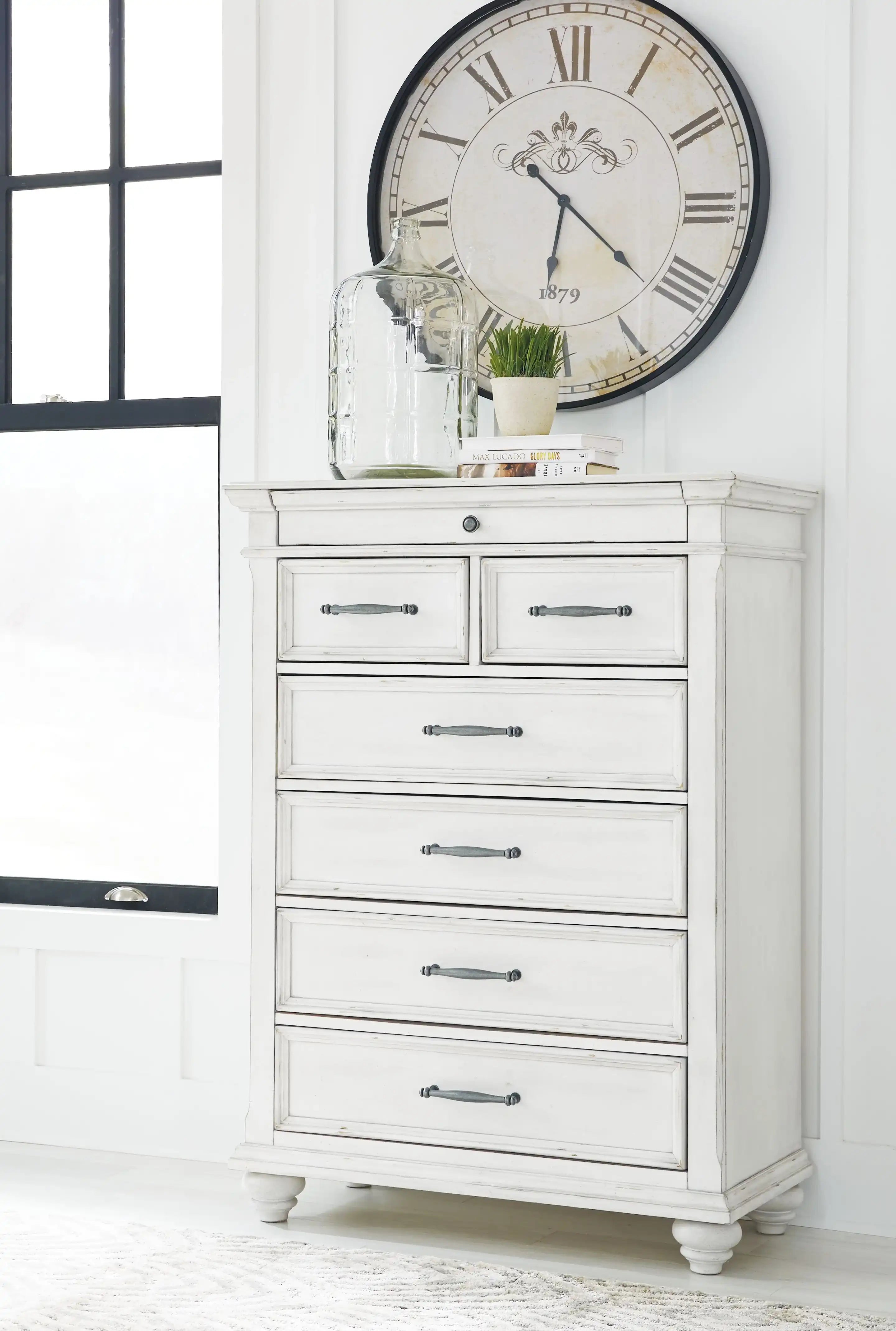 Kanwyn - Chest - Whitewash - Best Buy Furniture