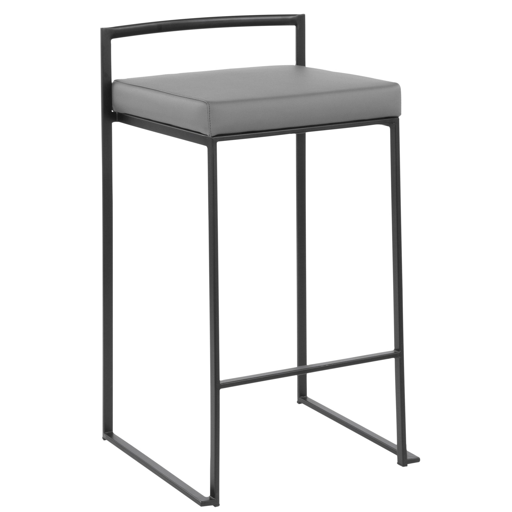 Fuji - Contemporary Style Stackable Counter Stool - Best Buy Furniture