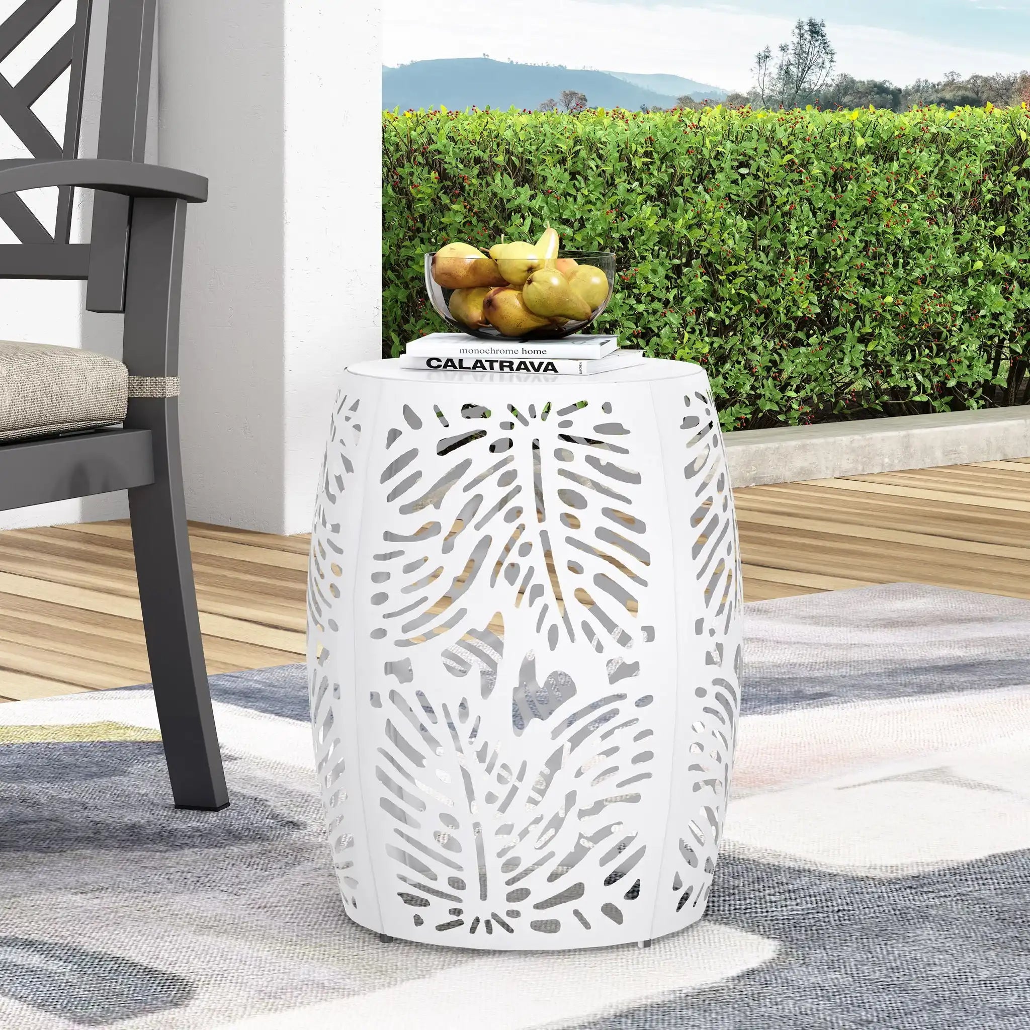 Modern Design Metal End Table, Large - Best Buy Furniture