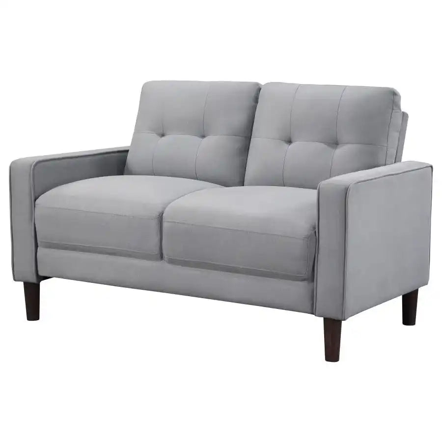Bowen - Upholstered Track Arm Tufted Loveseat - Best Buy Furniture