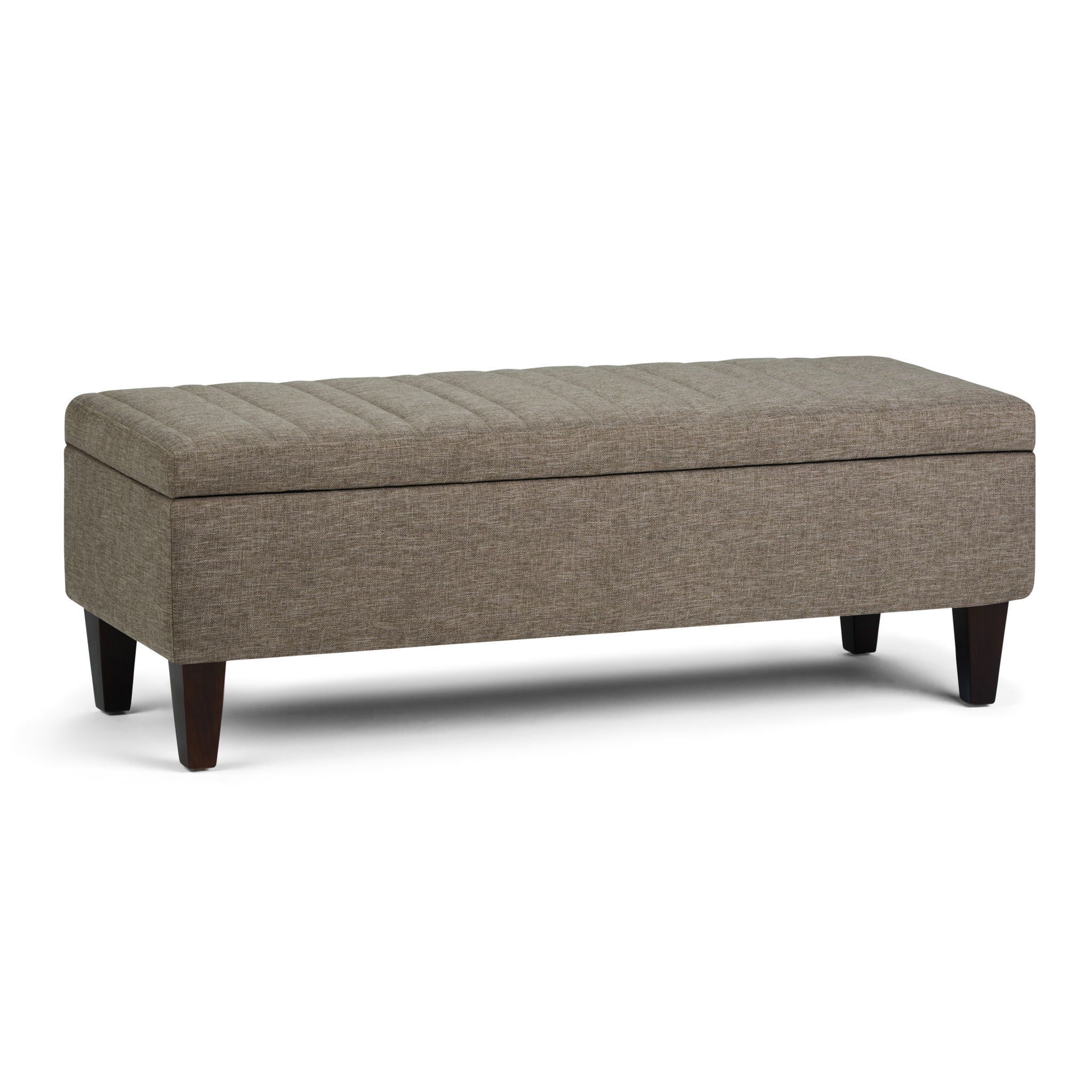 Monroe - Upholstered Storage Ottoman - Best Buy Furniture