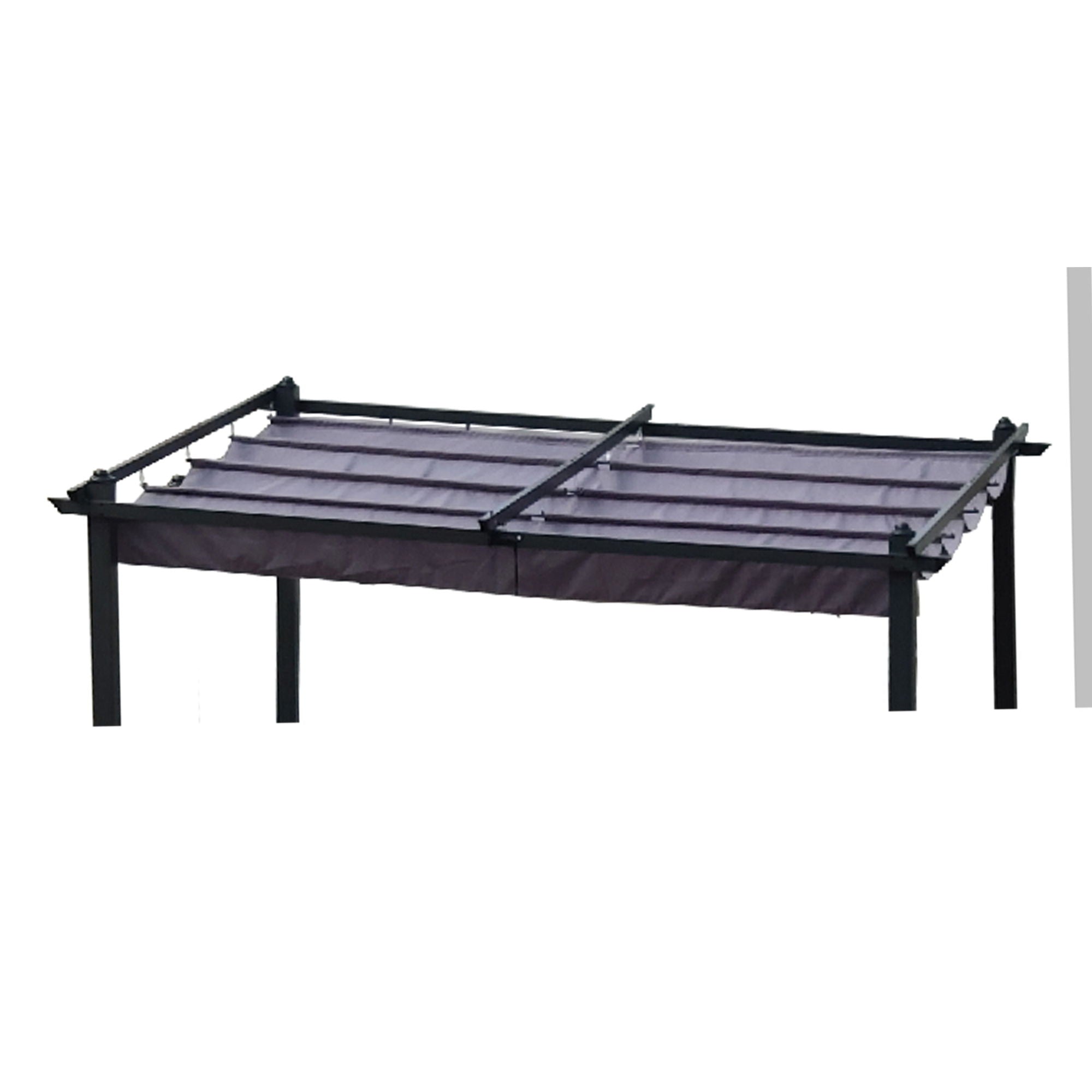 Replacement Canopy Top Cover Fabric For Outdoor Patio Retractable Pergola Sun-Shelter Canopy - Best Buy Furniture