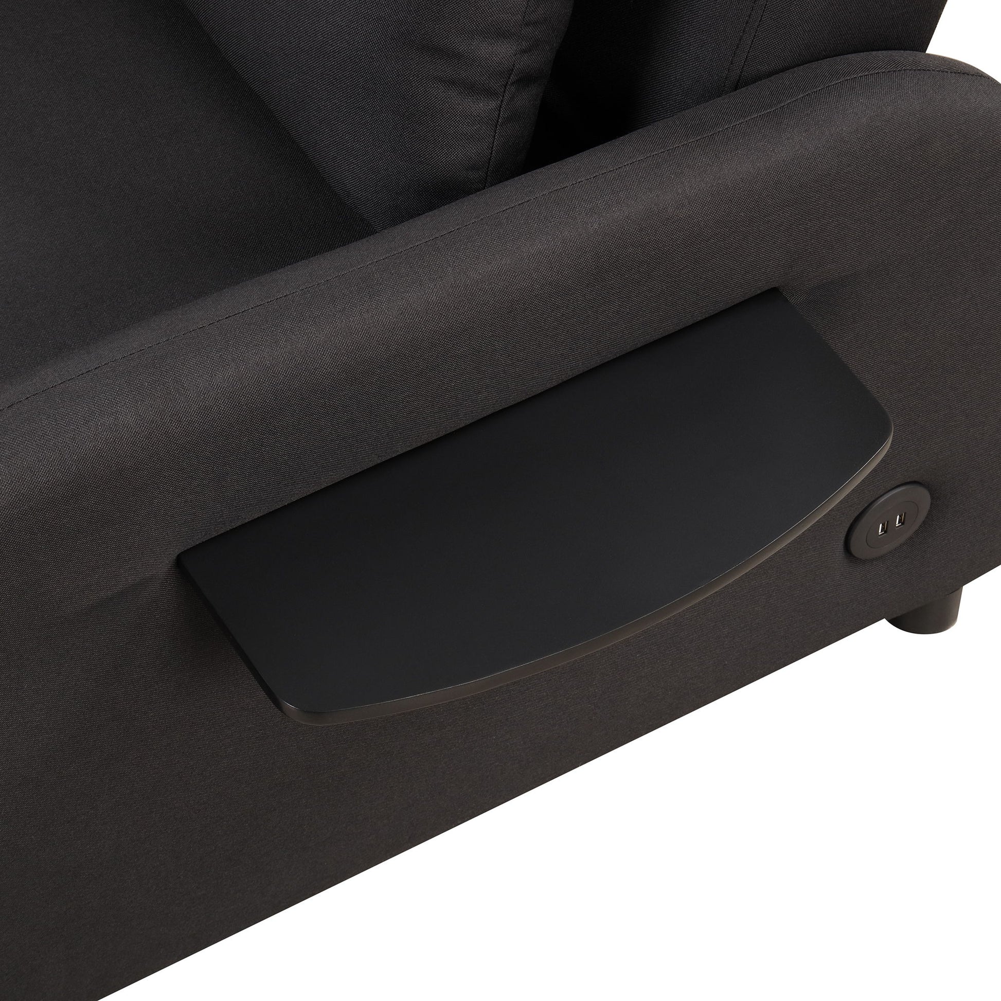 Versatile Pull Out Sofa Sleeper 3 In 1 With Wing Table & USB Charge, Compact Design - Best Buy Furniture