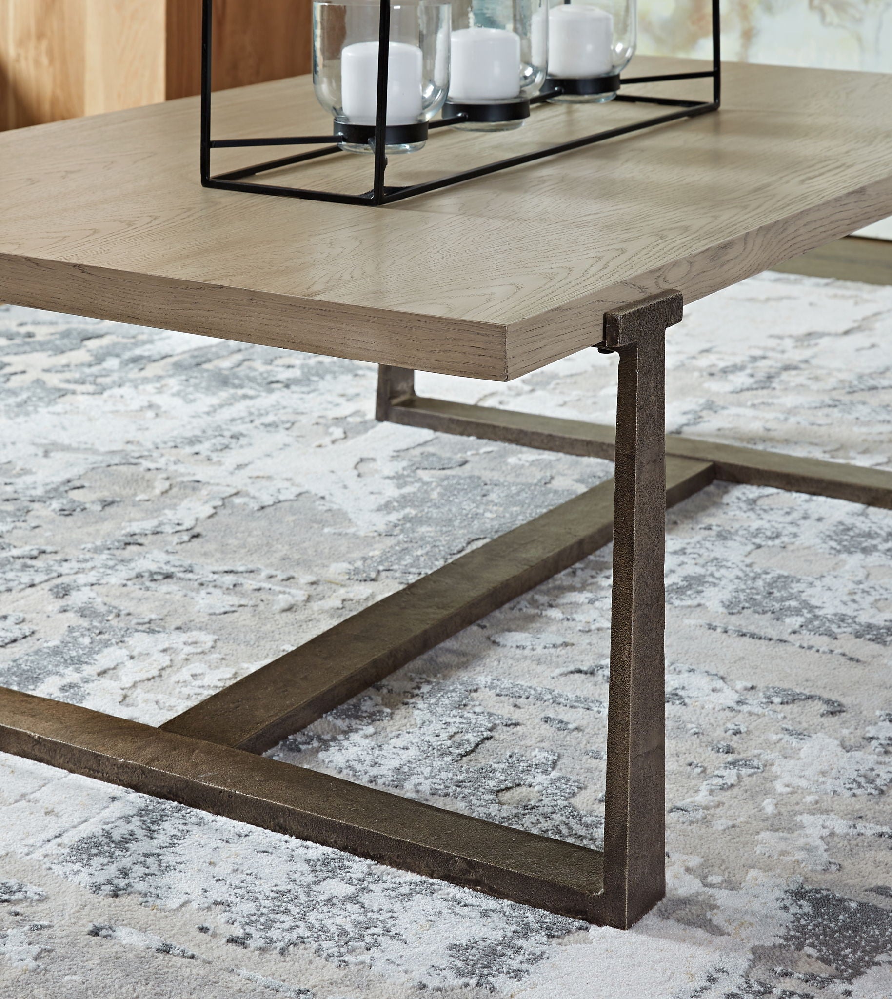 Dalenville - Rectangular Cocktail Table - Gray - Best Buy Furniture