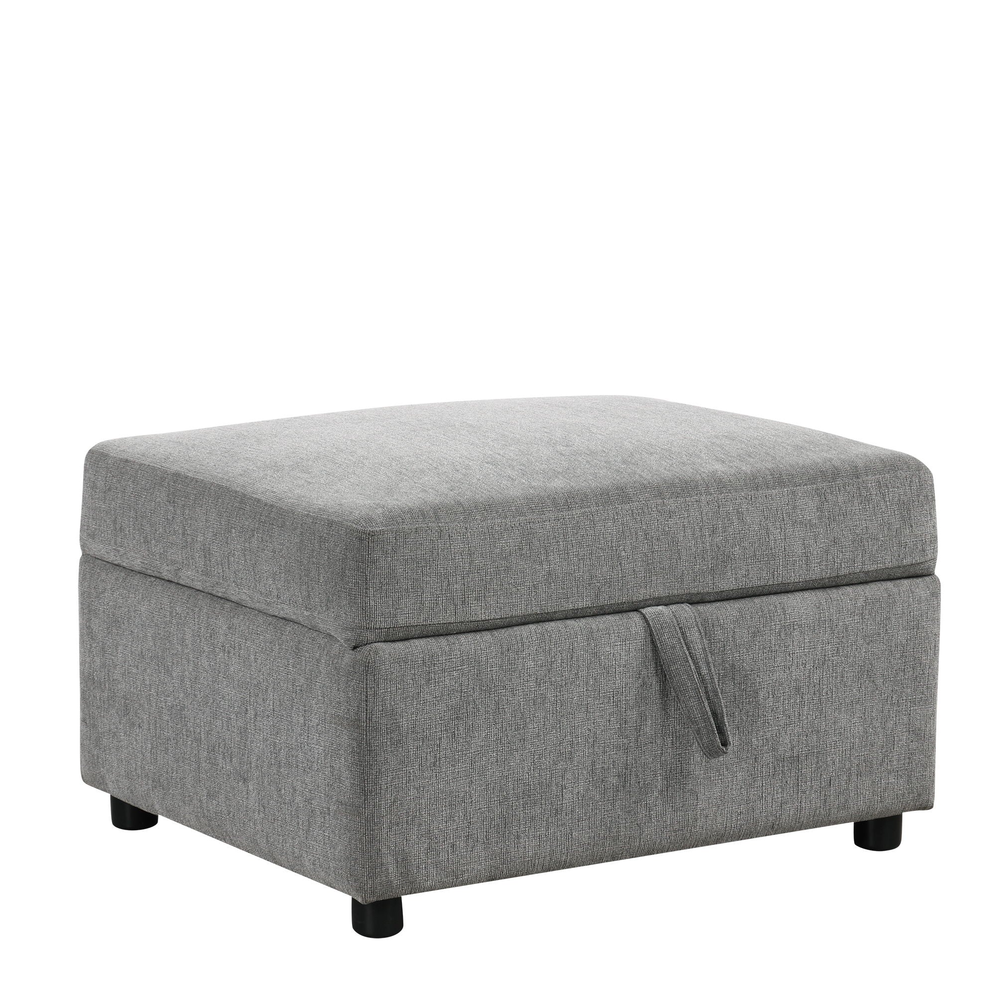 Sectional Sofa Convertible Pull-Out Bed With Storage Ottoman & USB Ports - Best Buy Furniture
