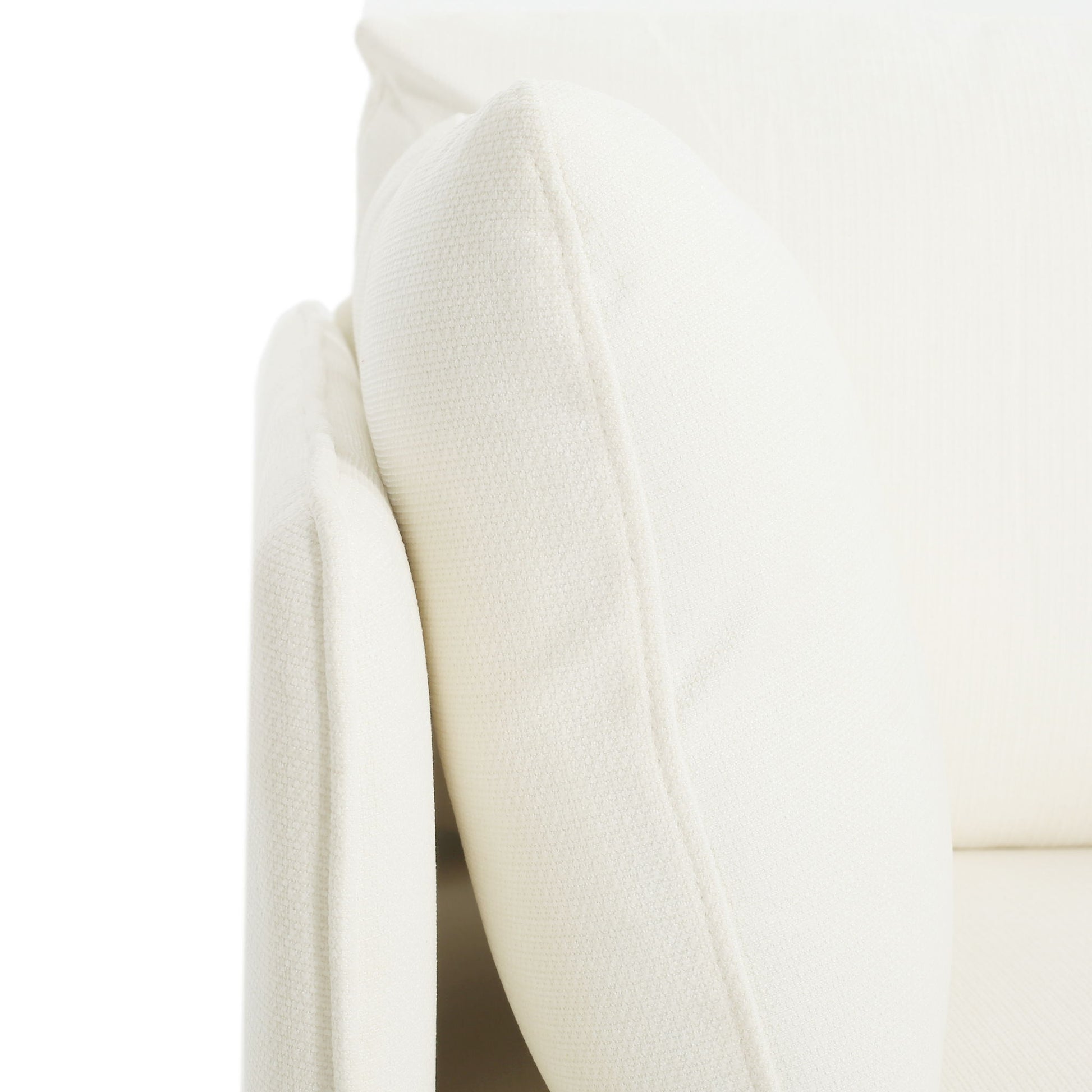 Modern Upholstered Accent Chair With Soft Cushions, Sleek Armrest Design - Best Buy Furniture