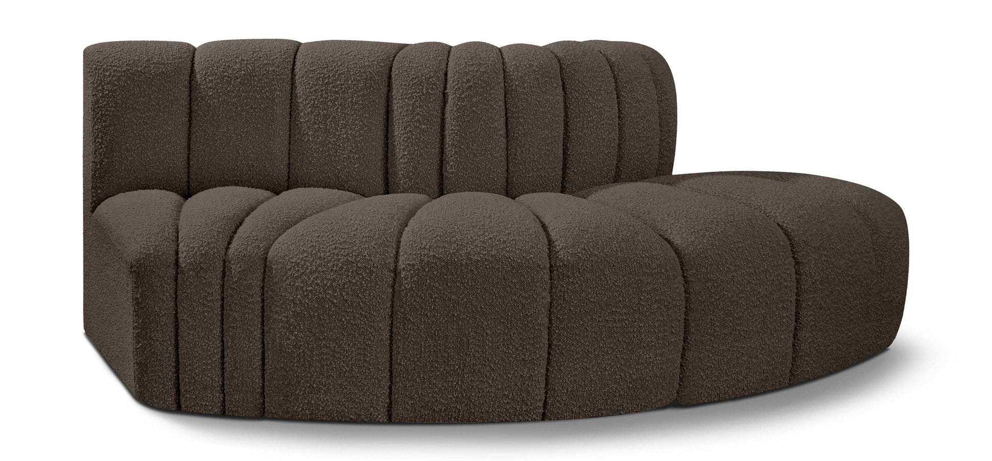 Arc - Boucle Fabric 3 Piece Modular Sofa - Best Buy Furniture