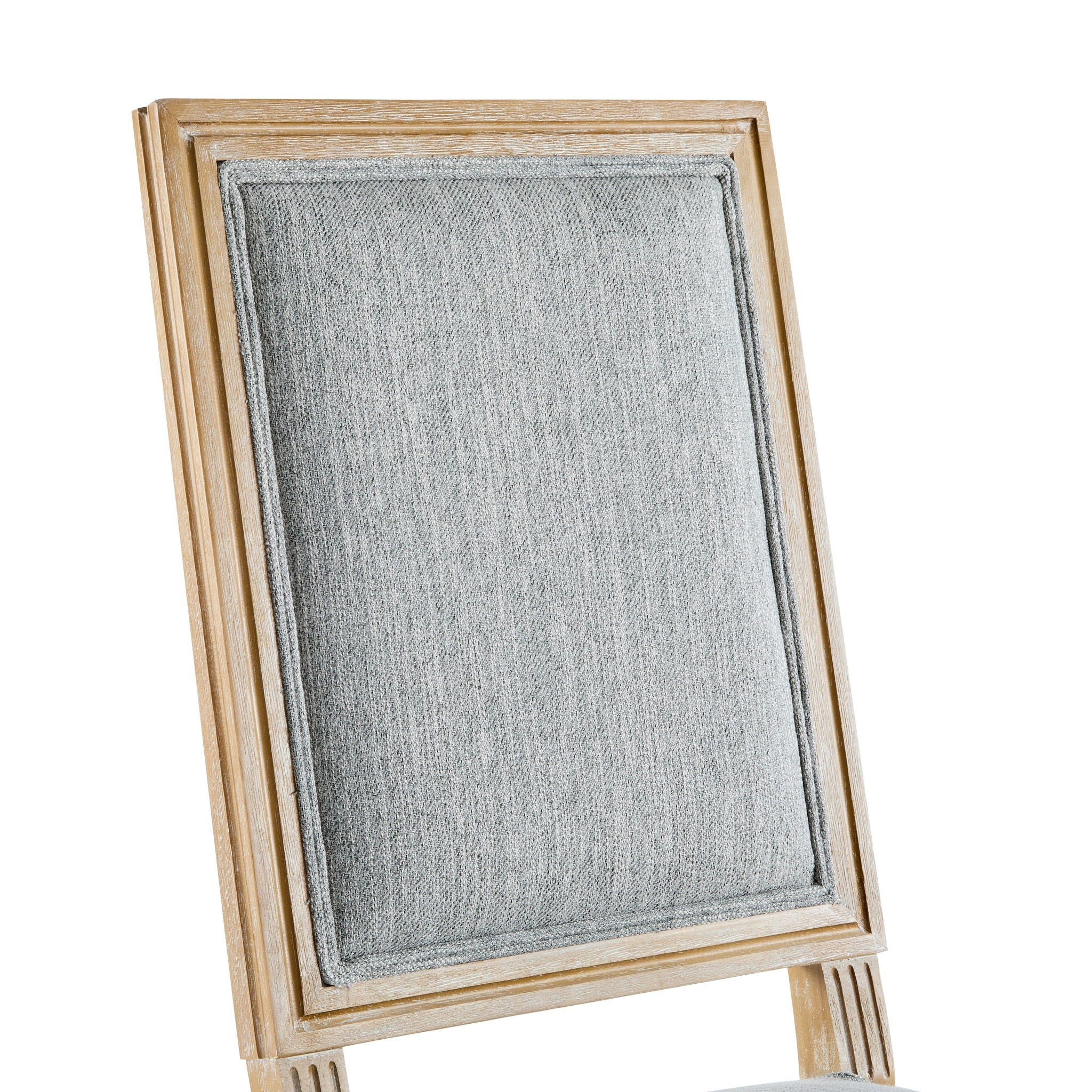 French Country Style Dining Chair With Upholstered Seating And Fluted Legs - Best Buy Furniture