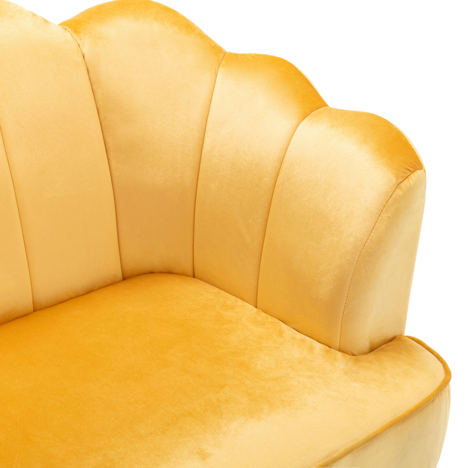 Modern Glam 3 Seater Sofa With Velvet Texture - Best Buy Furniture