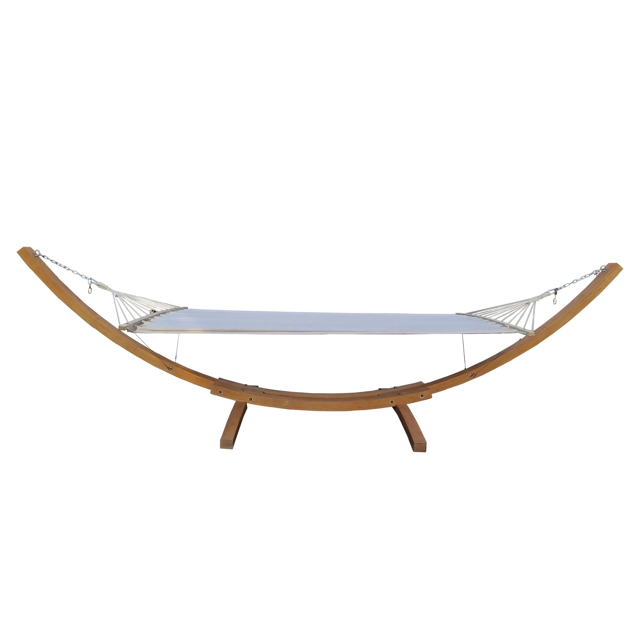 Person Hammock With Stand Set For Indoor Outdoor Standalone - Beige - Best Buy Furniture