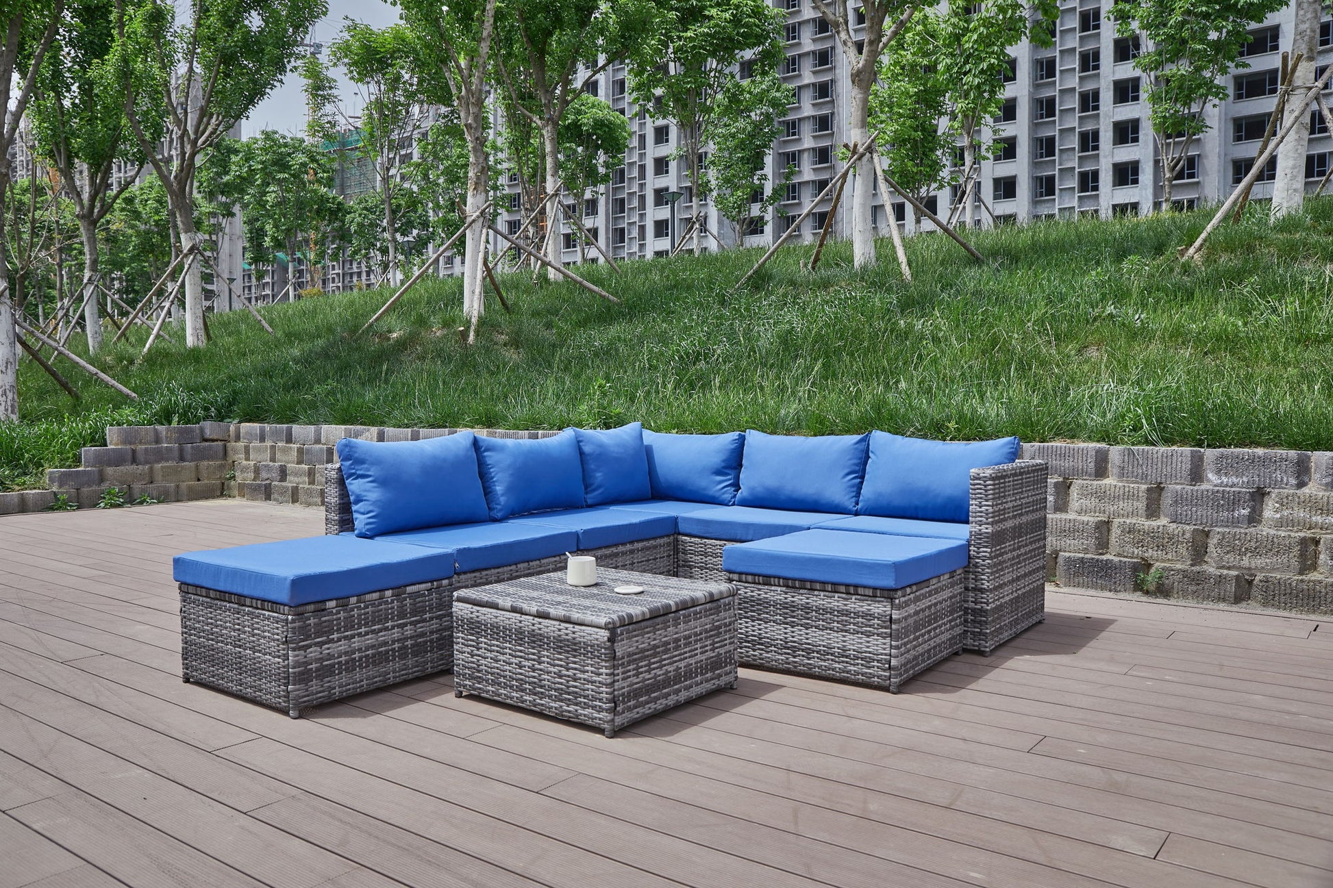 Patio Sofa With Cushions - Best Buy Furniture