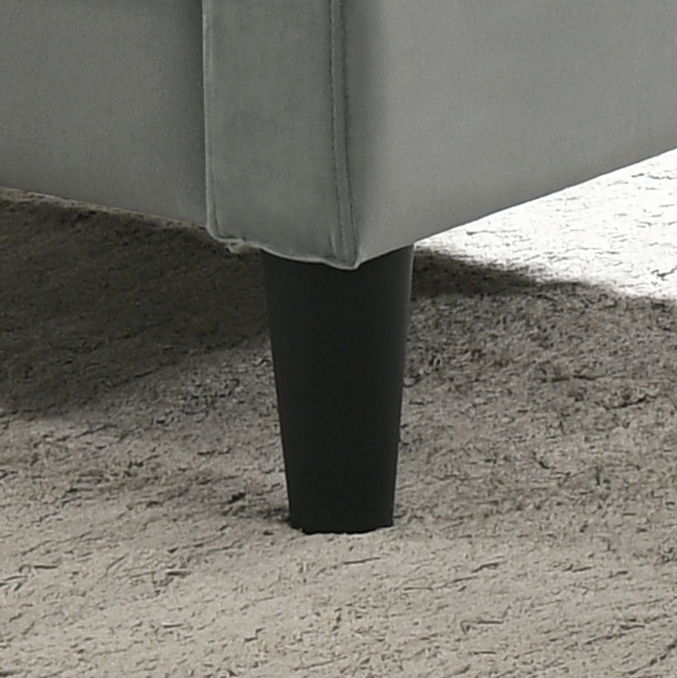 Hale - Velvet Accent Armchair With Tufting - Best Buy Furniture