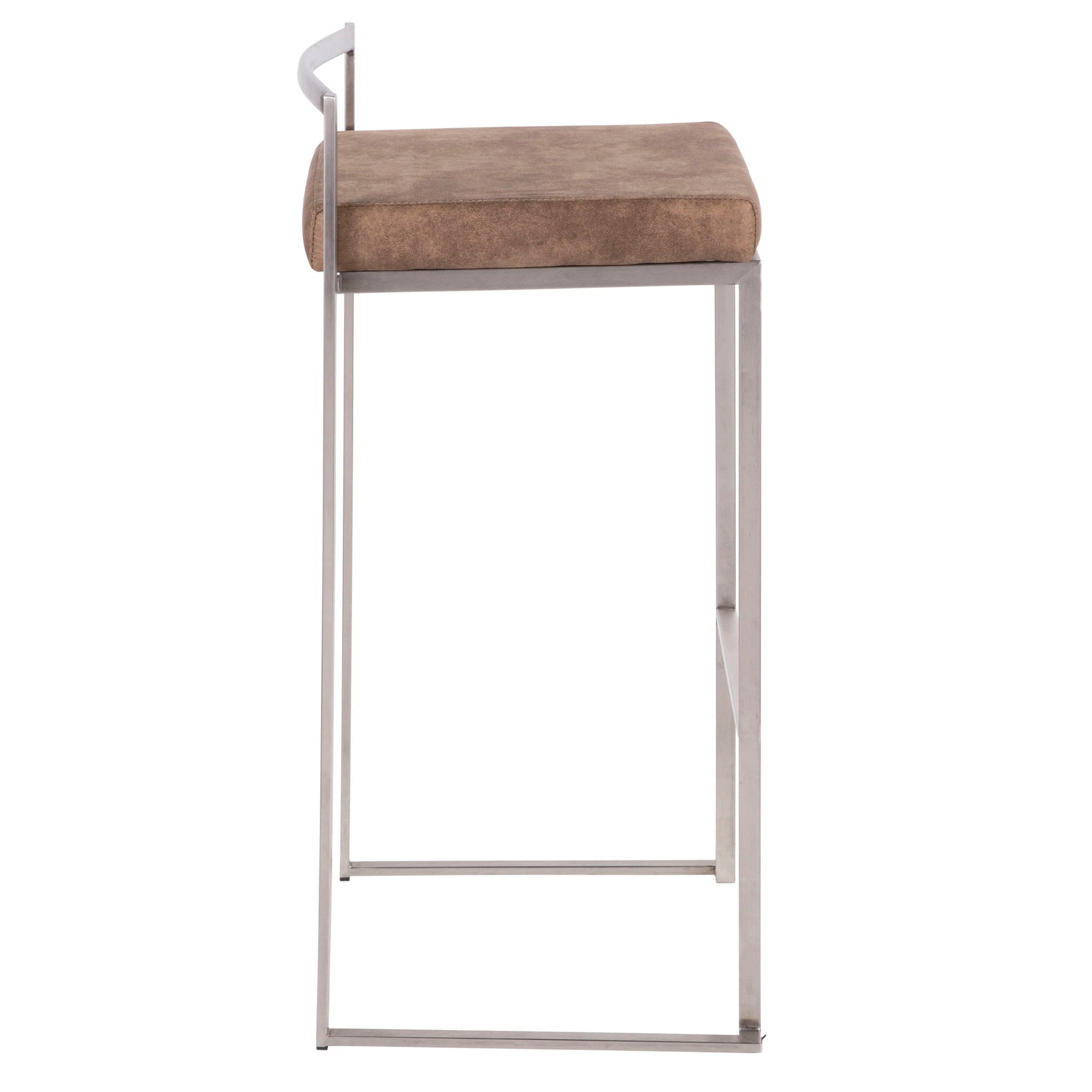 Fuji - Contemporary And Elegant Design Stackable Barstool - Best Buy Furniture