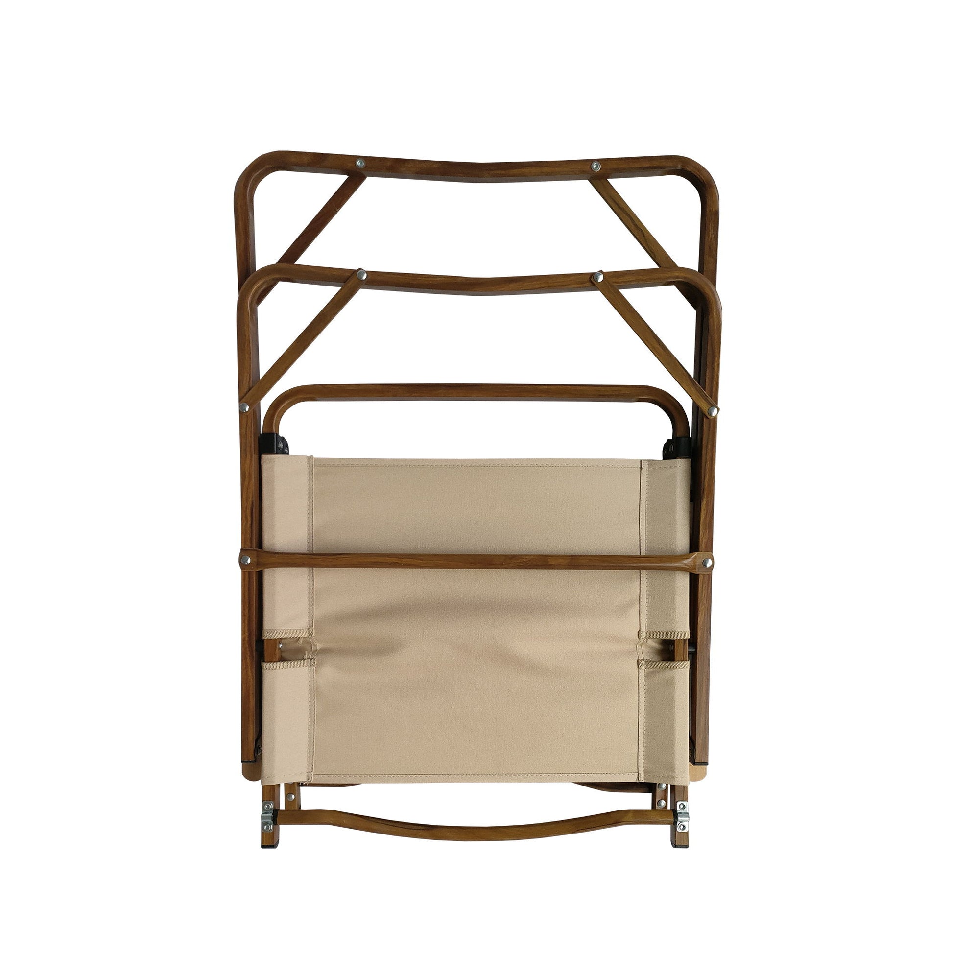 Comfy - Foldable And Portable Chair With Armrests, Indoor And Outdoor Universal (Set of 4) - Brown - Best Buy Furniture