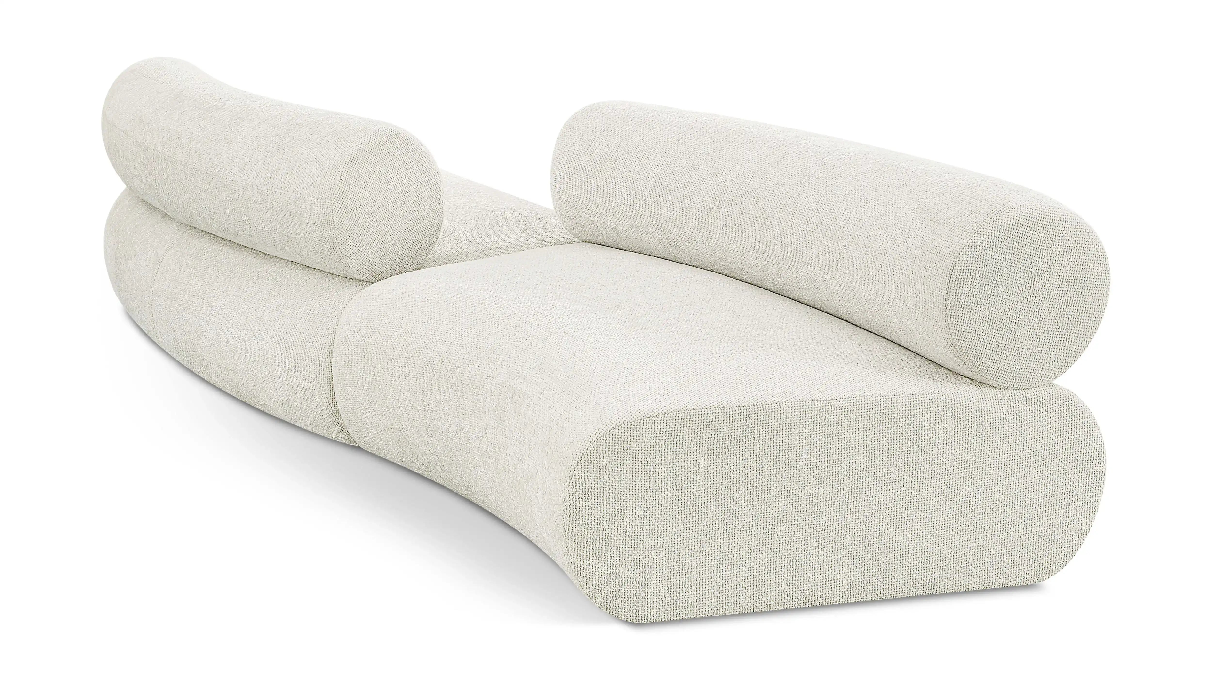 Bale - 2 Piece Curved Modular Sofa - Best Buy Furniture