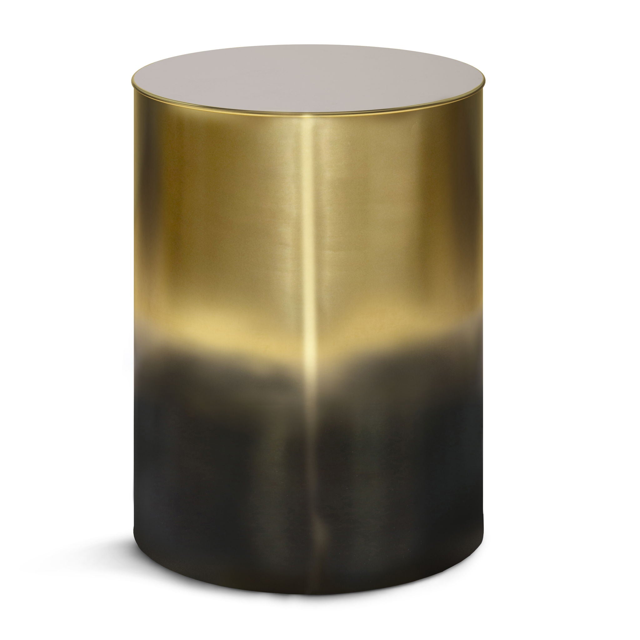 Curtis - Ombre Metal Cylinder Accent Table - Best Buy Furniture