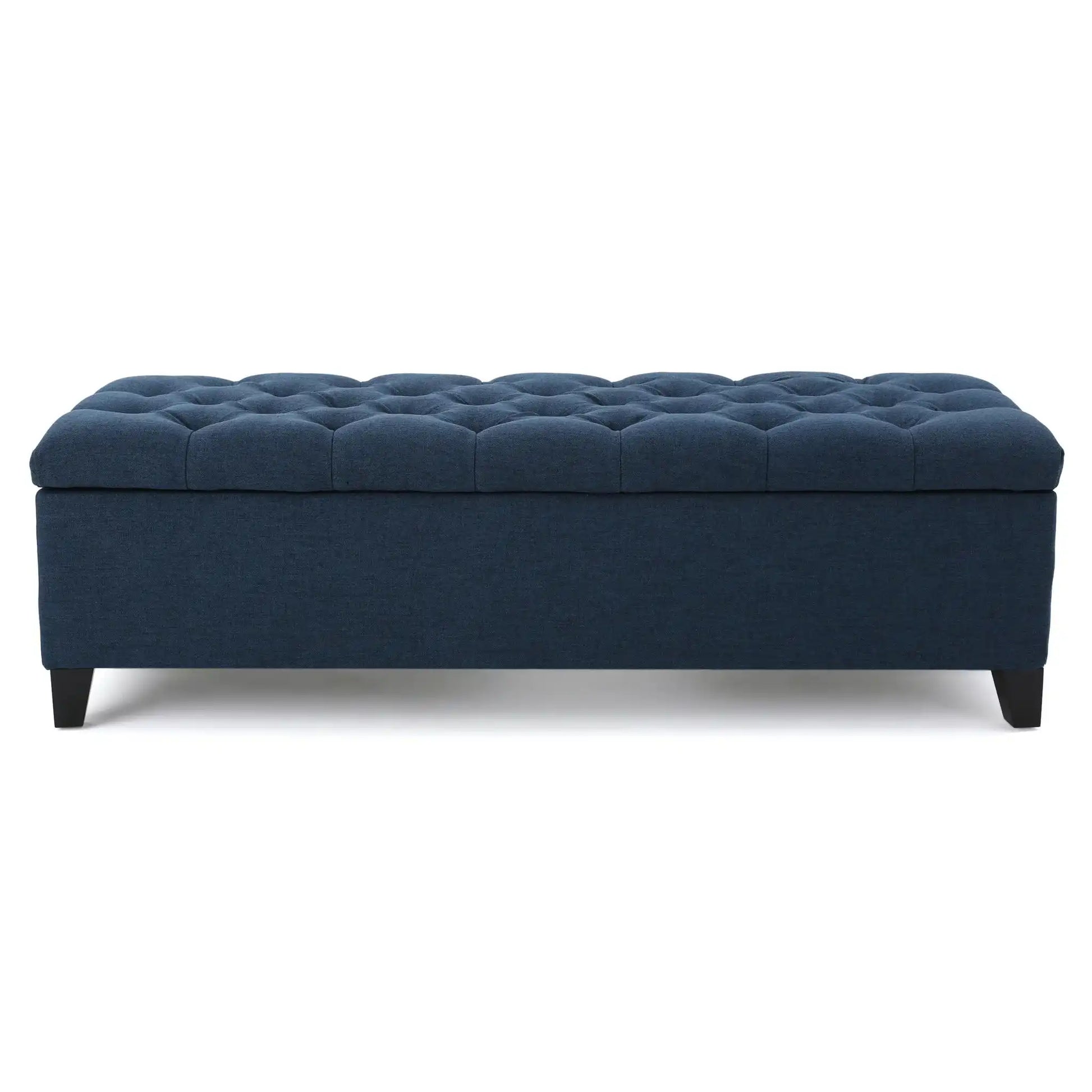 Glouster - Contemporary Storage Ottoman With Button Tufted Design - Best Buy Furniture