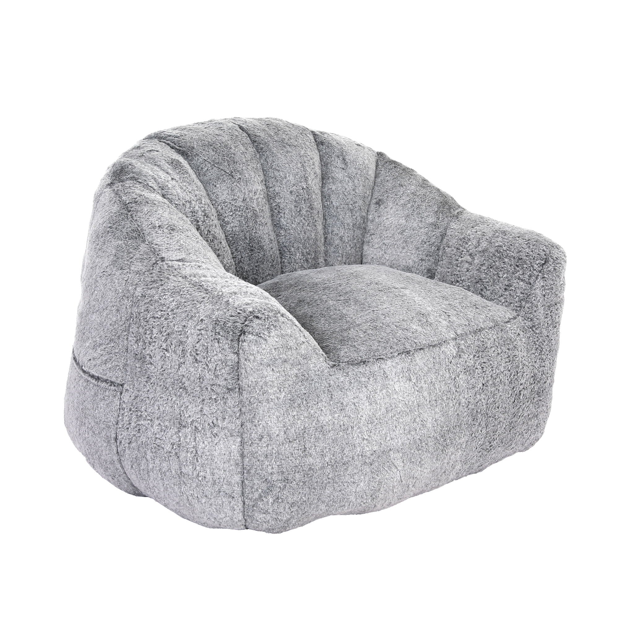 Beanbag Chair, Beanbag Sofa Chair With Armrests Stuffed High Density Foam - Best Buy Furniture