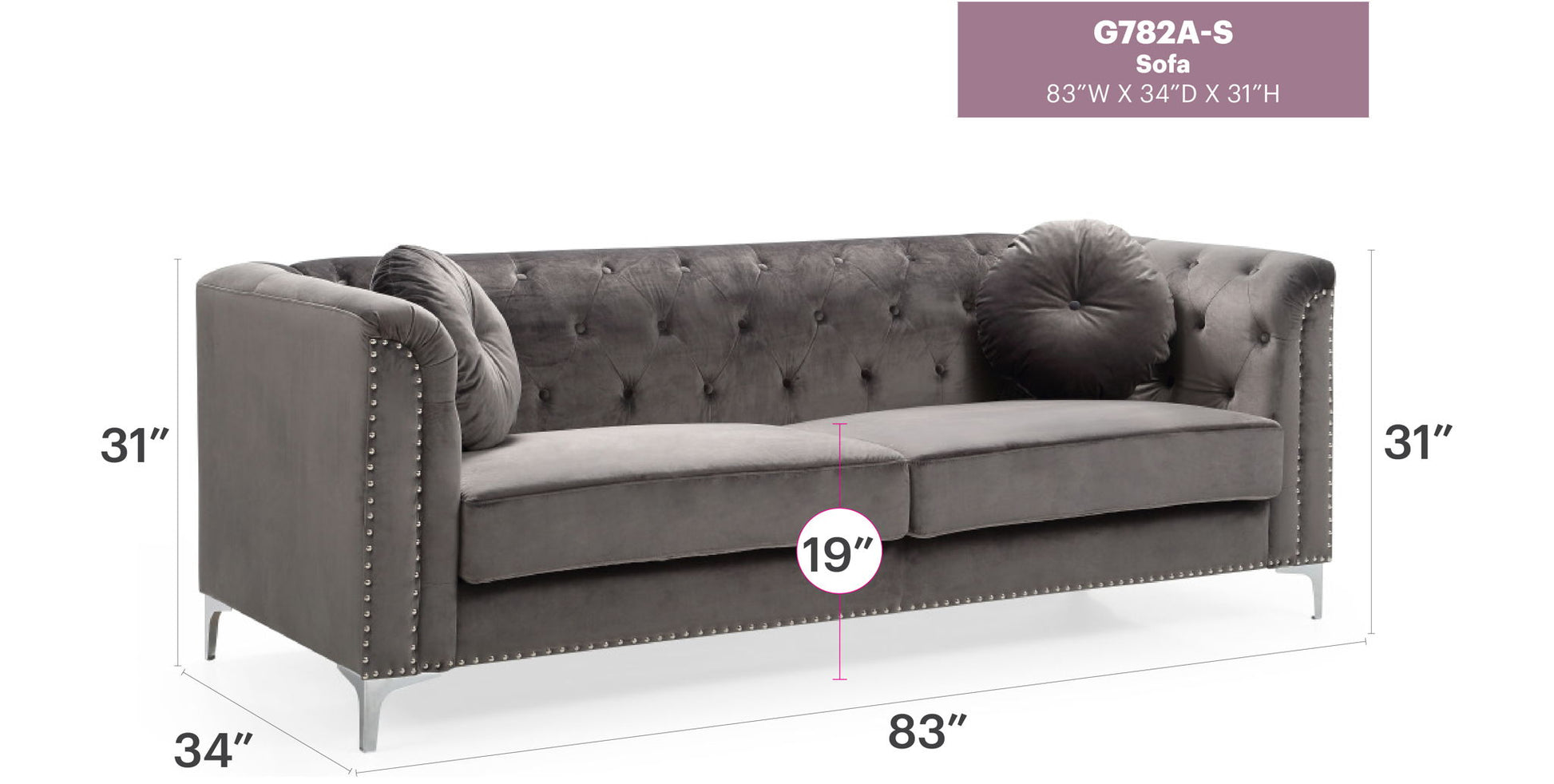 Elegant Contemporary Sofa - Best Buy Furniture
